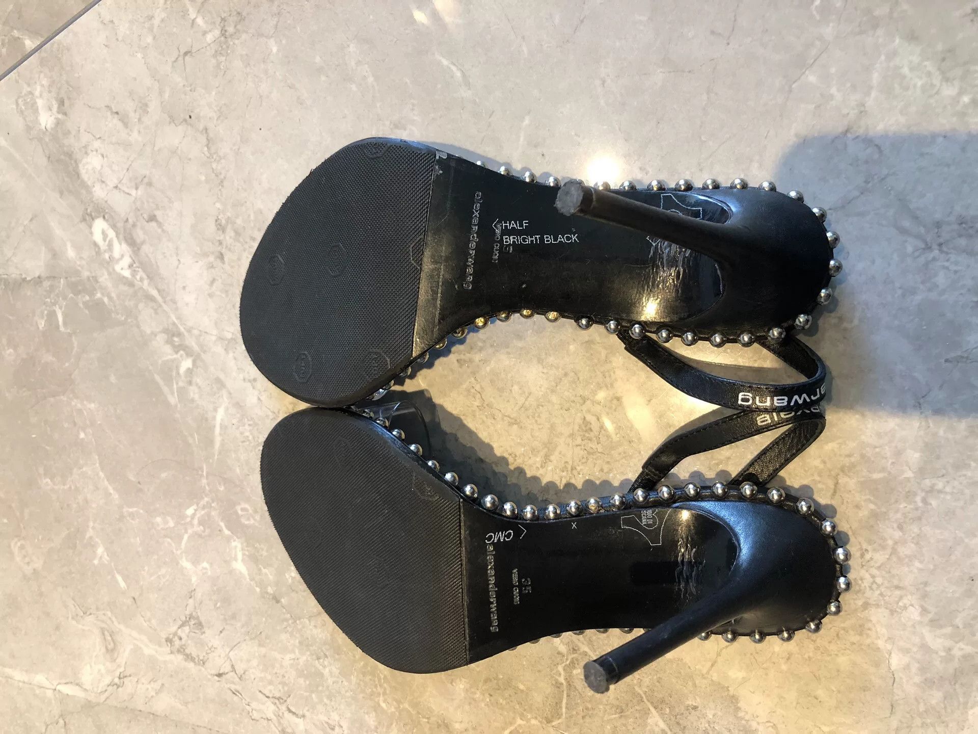 Alexander Wang Alexander Wang PVC Stud Strappy Sandal Heels Size US 4 / IT 34 - 4 Thumbnail