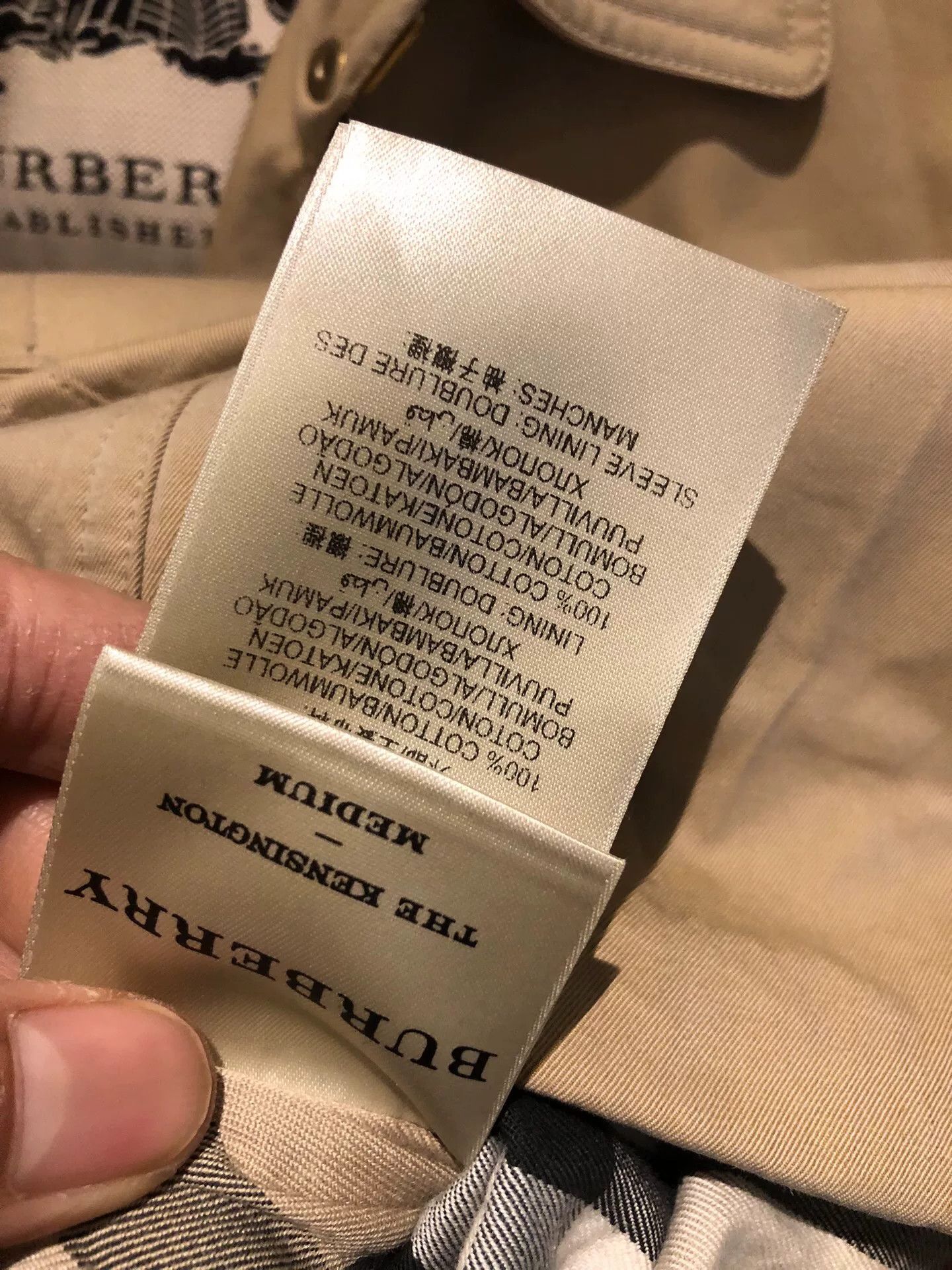 Burberry Burberry Kensington Women's Trench Coat Size XS / US 0-2 / IT 36-38 - 6 Thumbnail