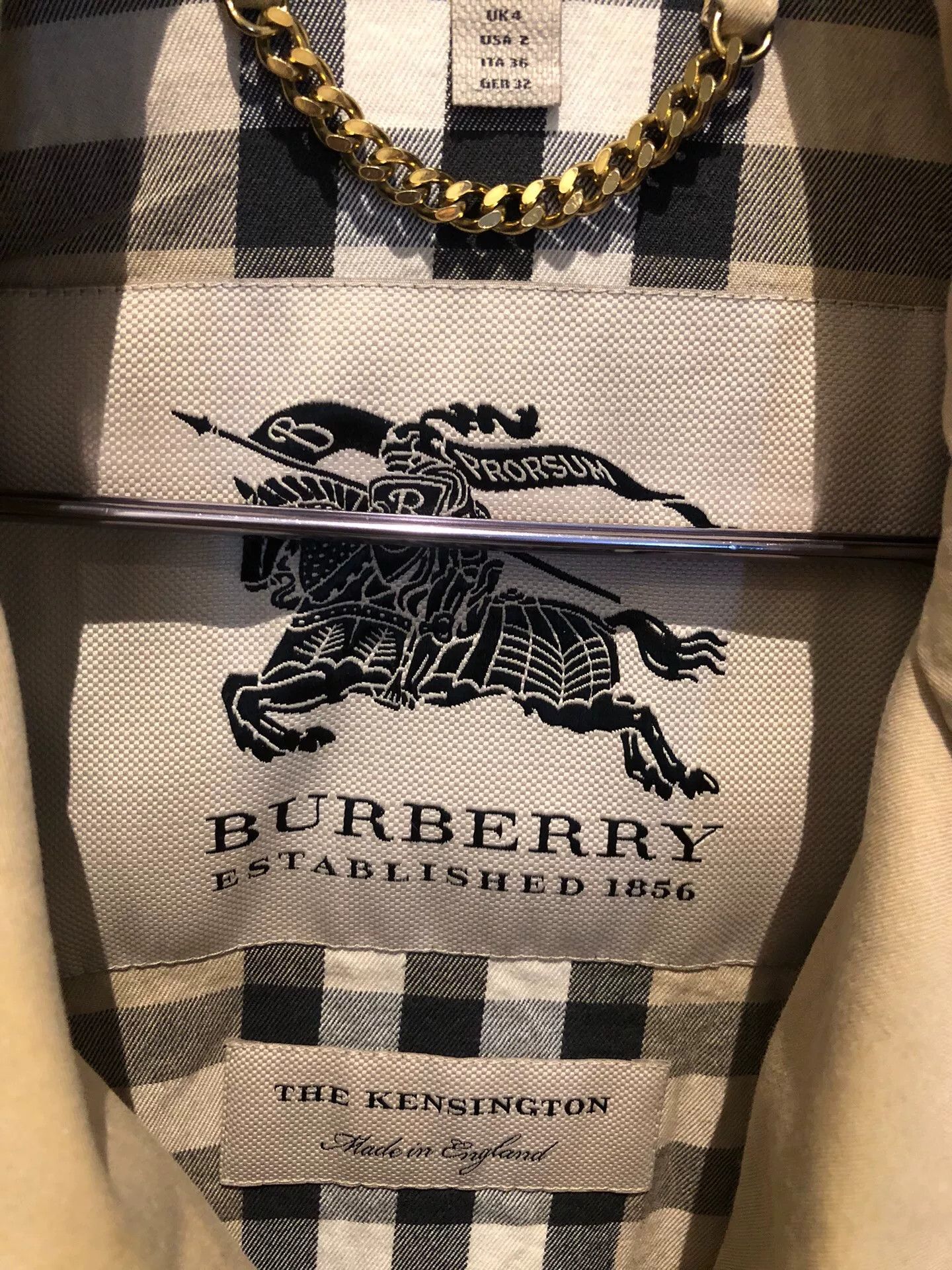Burberry Burberry Kensington Women's Trench Coat Size XS / US 0-2 / IT 36-38 - 5 Thumbnail