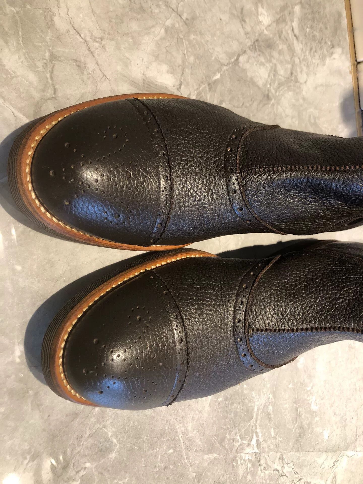 Sergio Rossi Sergio Rossi Men's Mid-Top Leather Boots Size US 10 / EU 43 - 3 Thumbnail