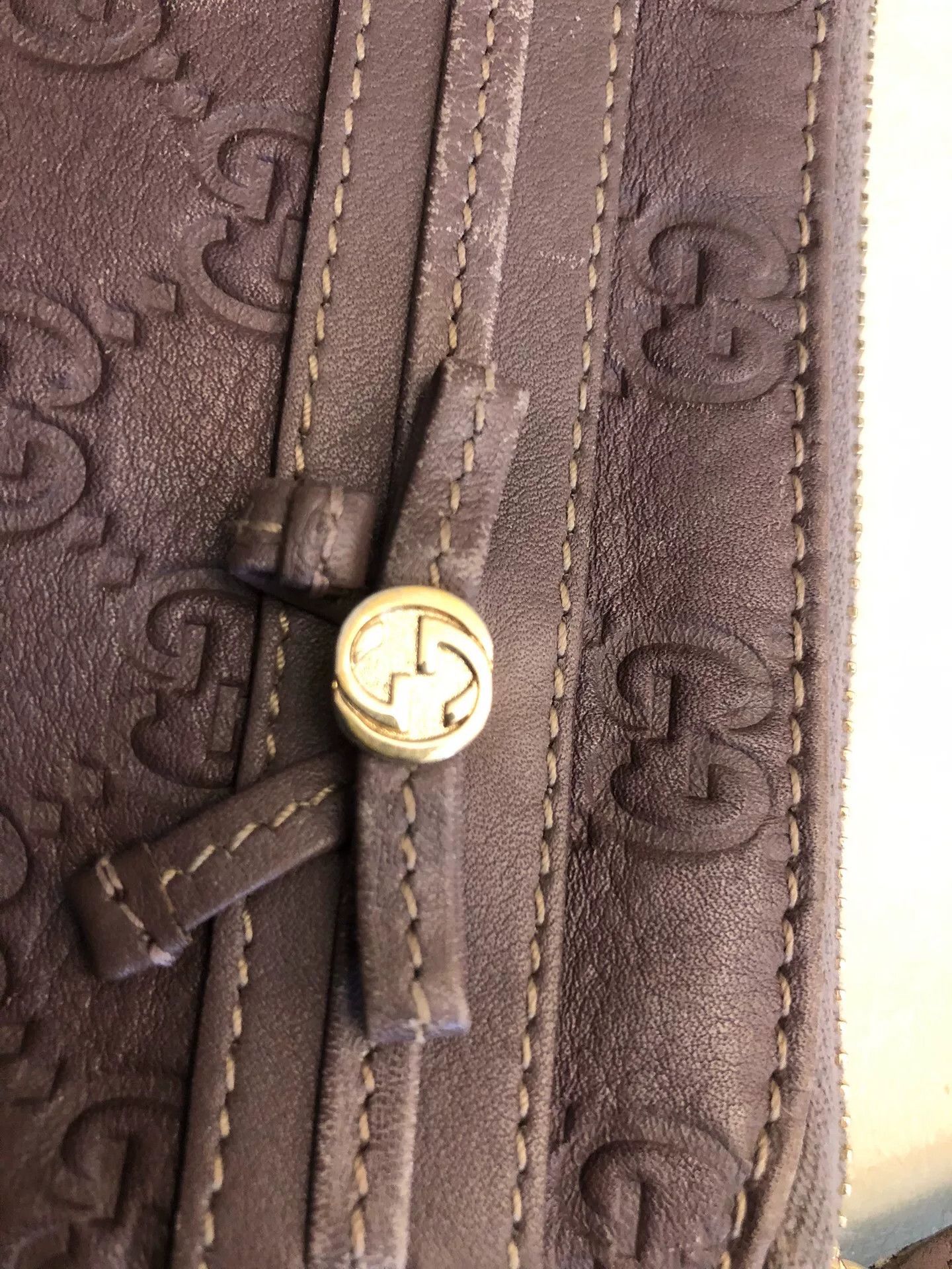 Gucci Gucci Leather Clutch Wristlet Bag Size ONE SIZE - 6 Thumbnail