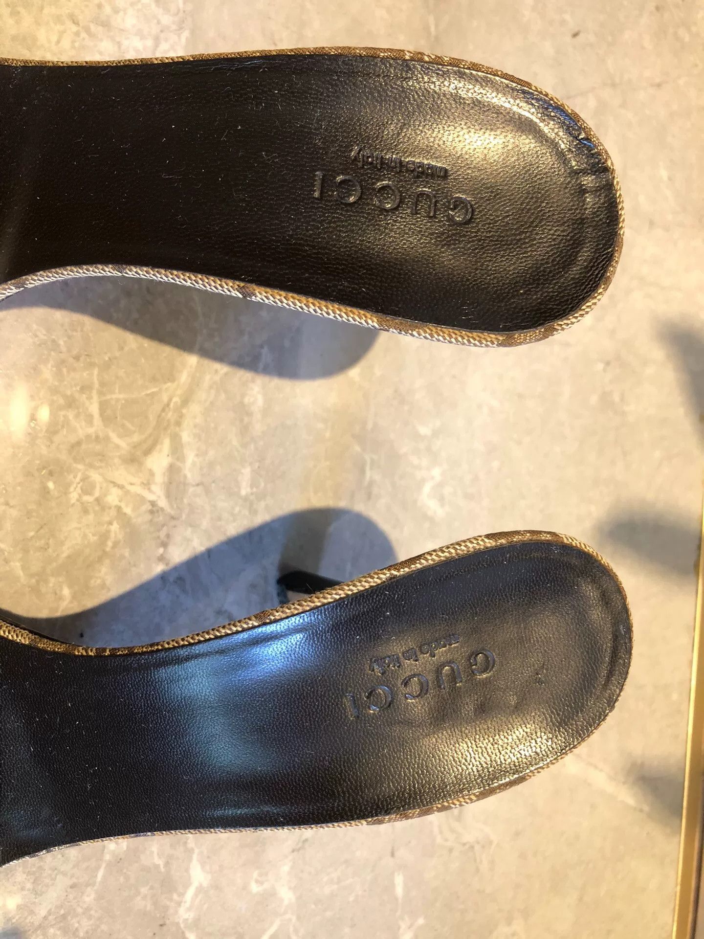 Gucci Gucci Classic Shield Heel Sandals Size US 5.5 / IT 35.5 - 4 Thumbnail