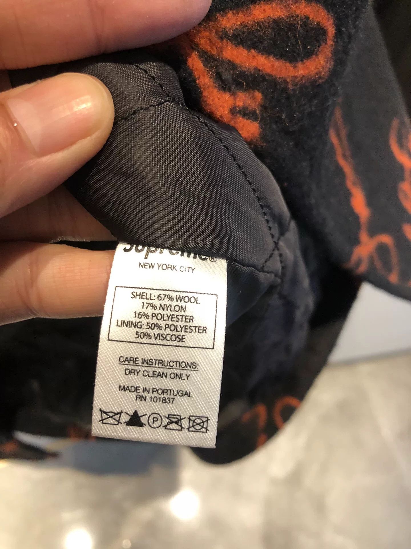 Supreme Supreme Wool Embroidered Coat Size US XL / EU 56 / 4 - 7 Thumbnail