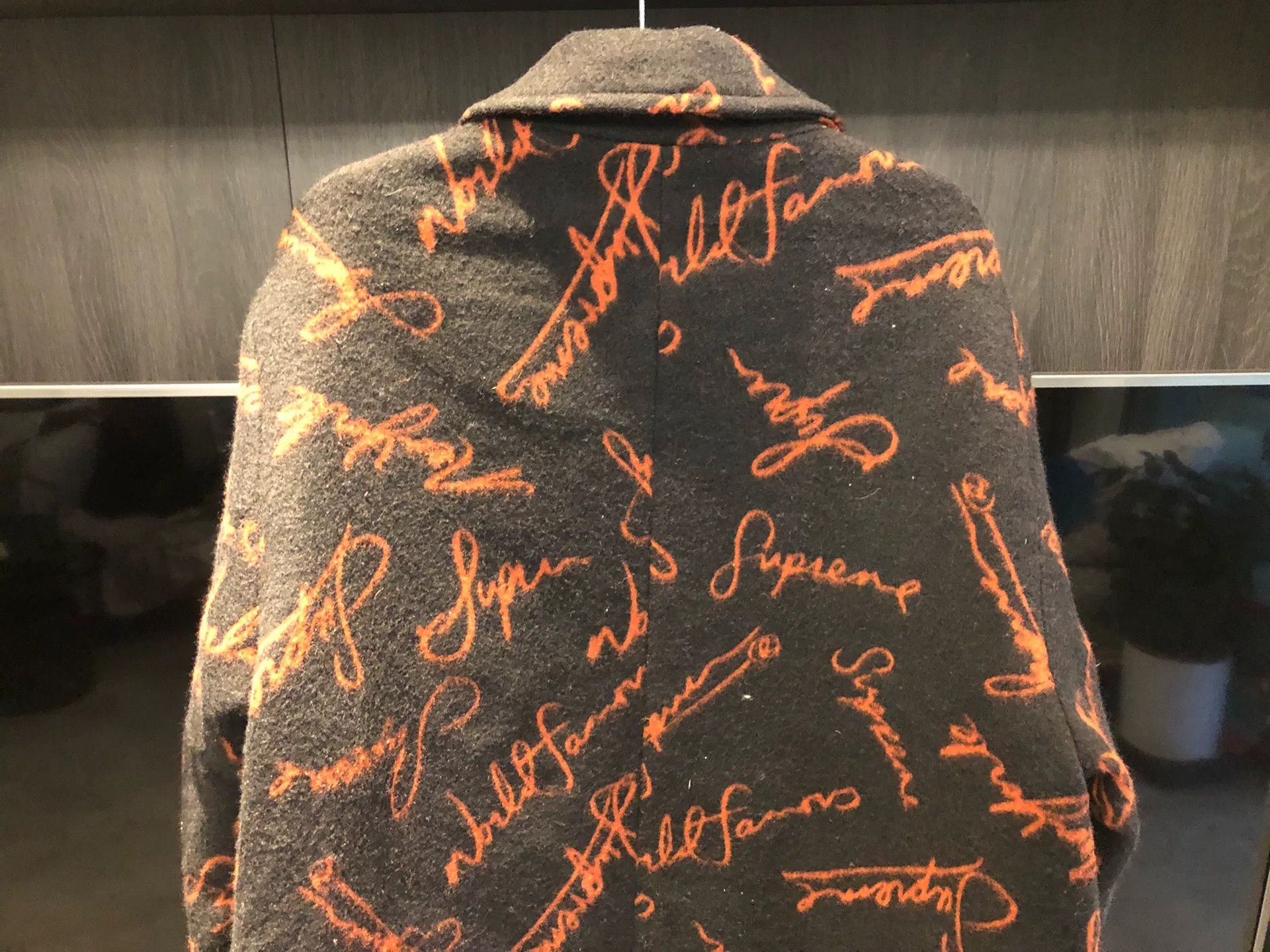 Supreme Supreme Wool Embroidered Coat Size US XL / EU 56 / 4 - 9 Thumbnail