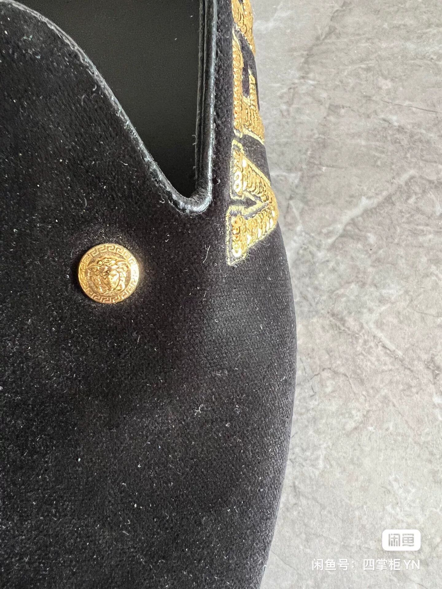 Versace Versace Runway Men's Gold Figure Shoes Size US 6 / EU 39 - 7 Thumbnail