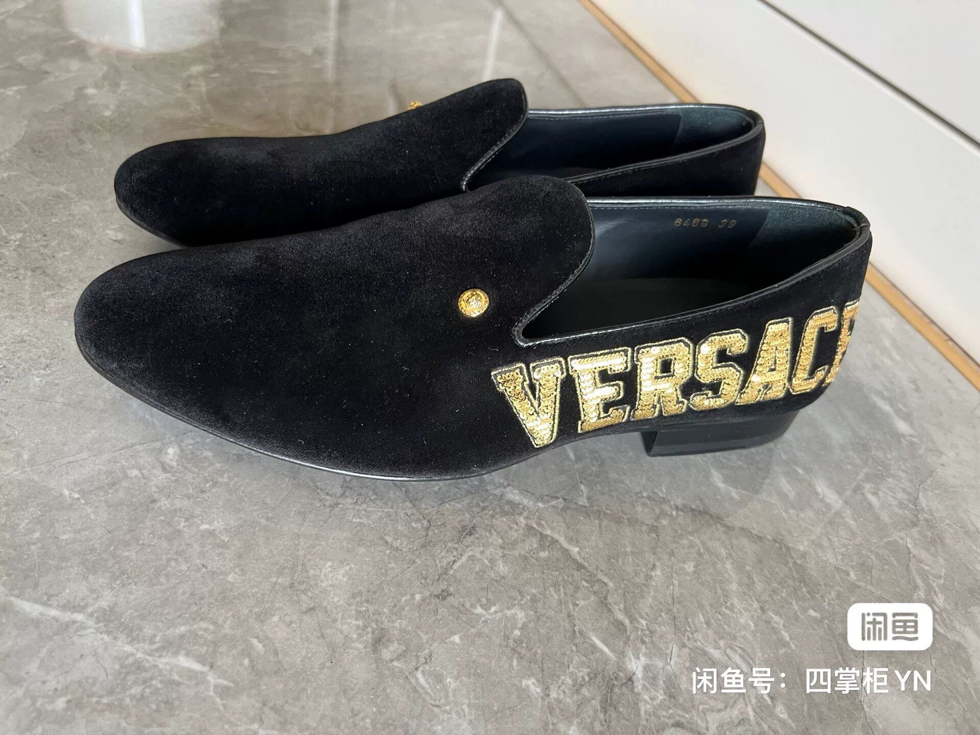 Versace Versace Runway Men's Gold Figure Shoes Size US 6 / EU 39 - 2 Thumbnail