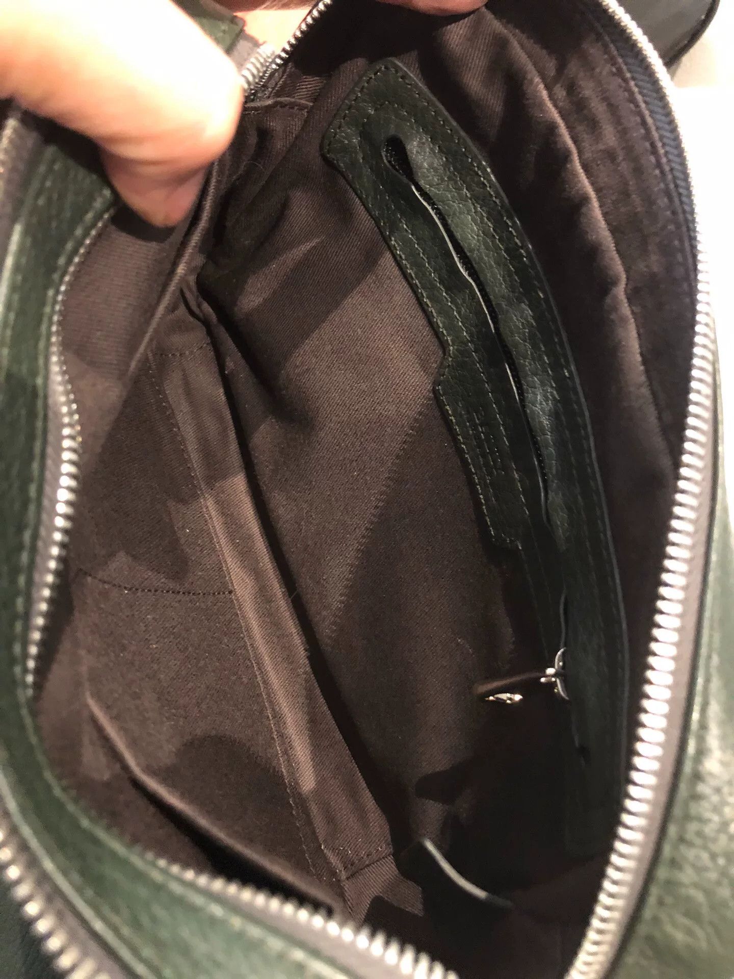 Bally Bally Green Business Leather Clutch Size ONE SIZE - 7 Thumbnail