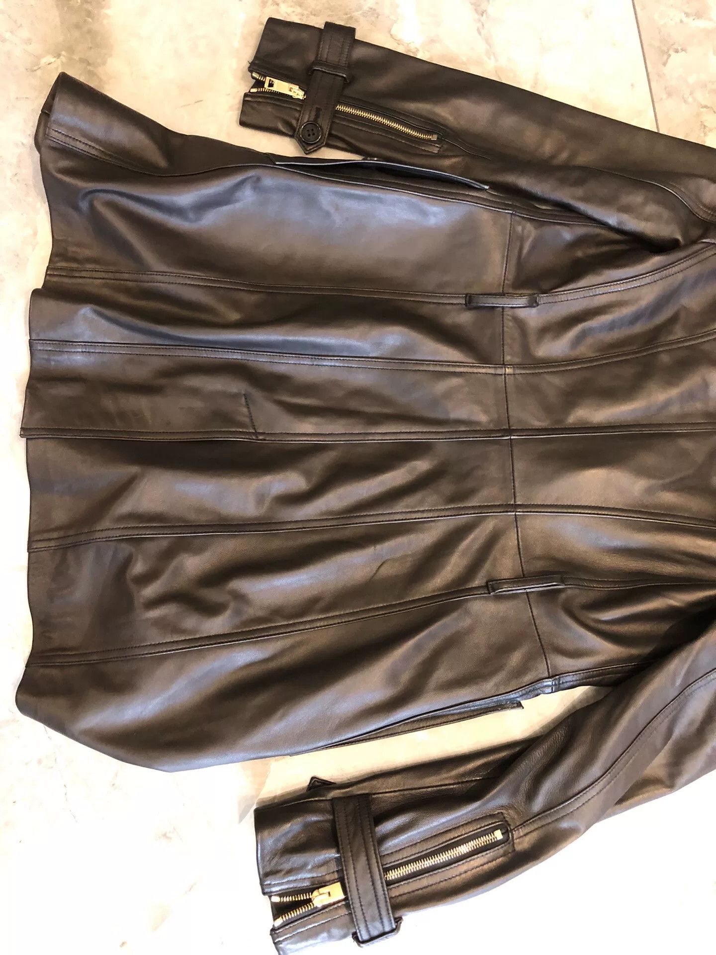 Burberry Burberry Women's Soft Sheepskin Trench Coat Size XS / US 0-2 / IT 36-38 - 9 Thumbnail