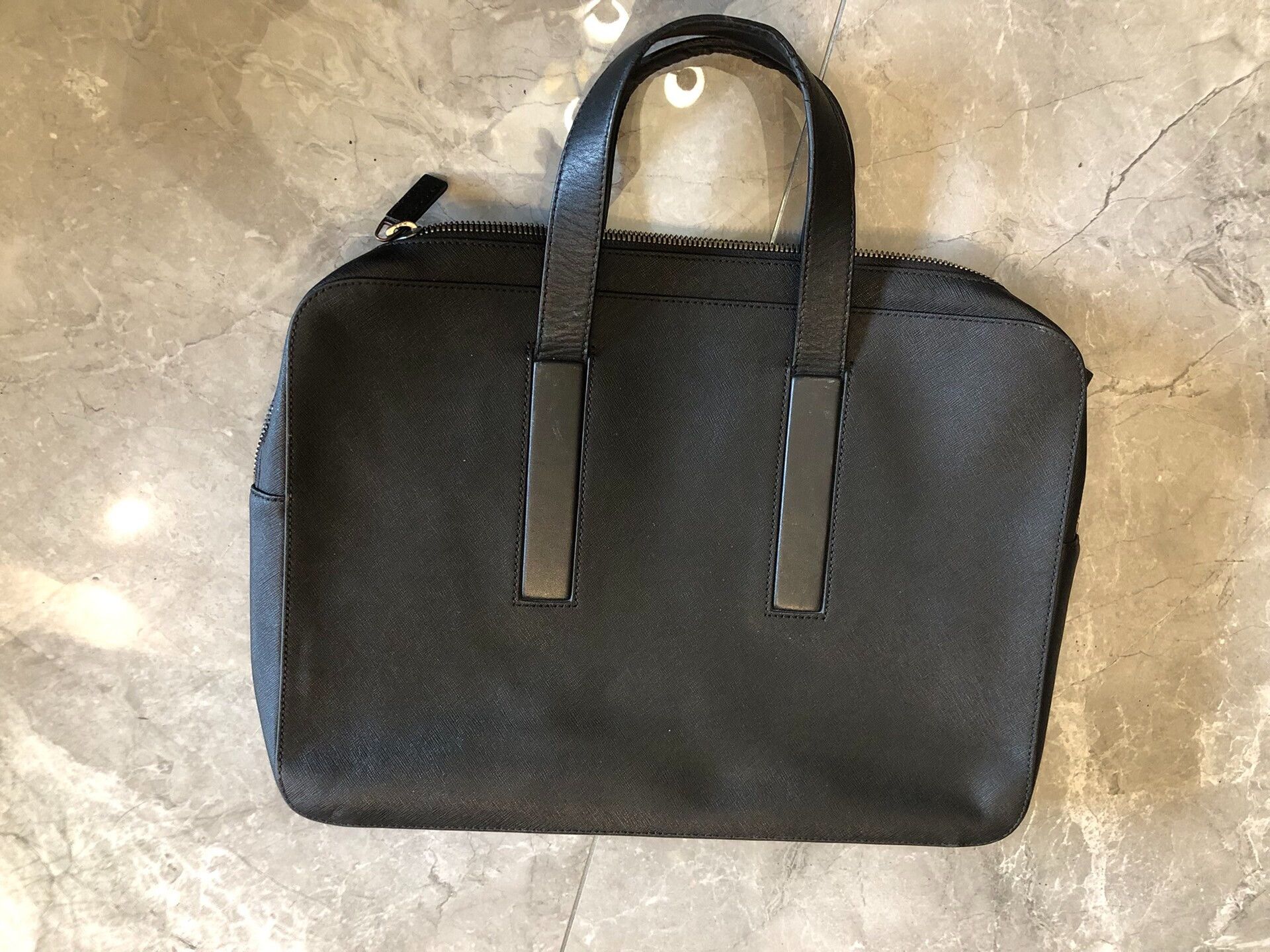 Calvin Klein Calvin Klein Leather Briefcase Size ONE SIZE - 2 Thumbnail