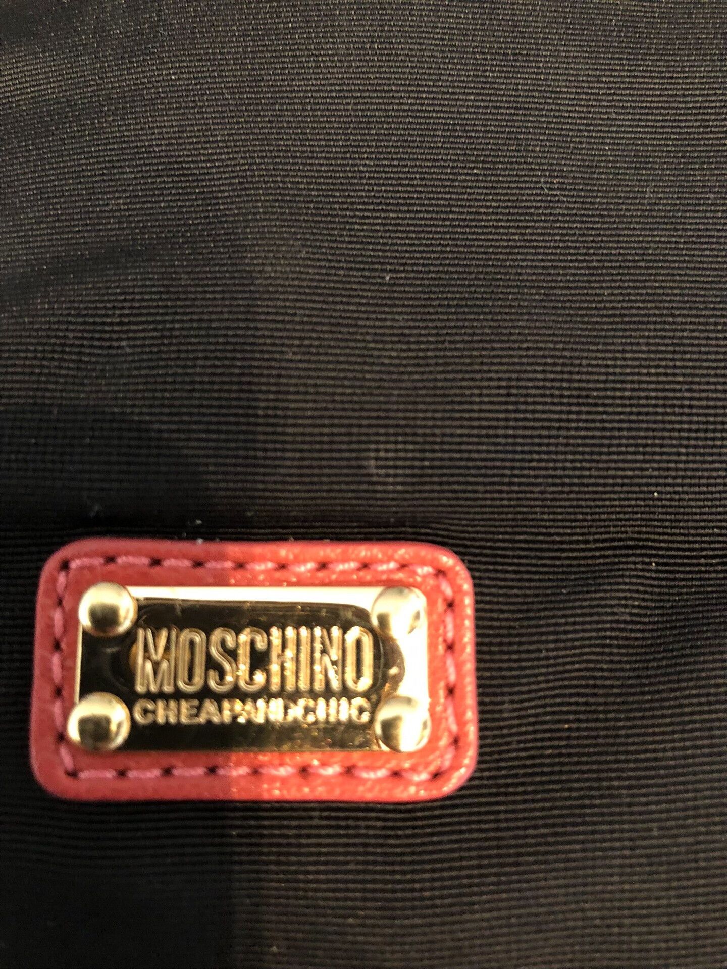 Moschino MOSCHINO New Waterproof Calfskin Logo Handbag Size ONE SIZE - 3 Thumbnail