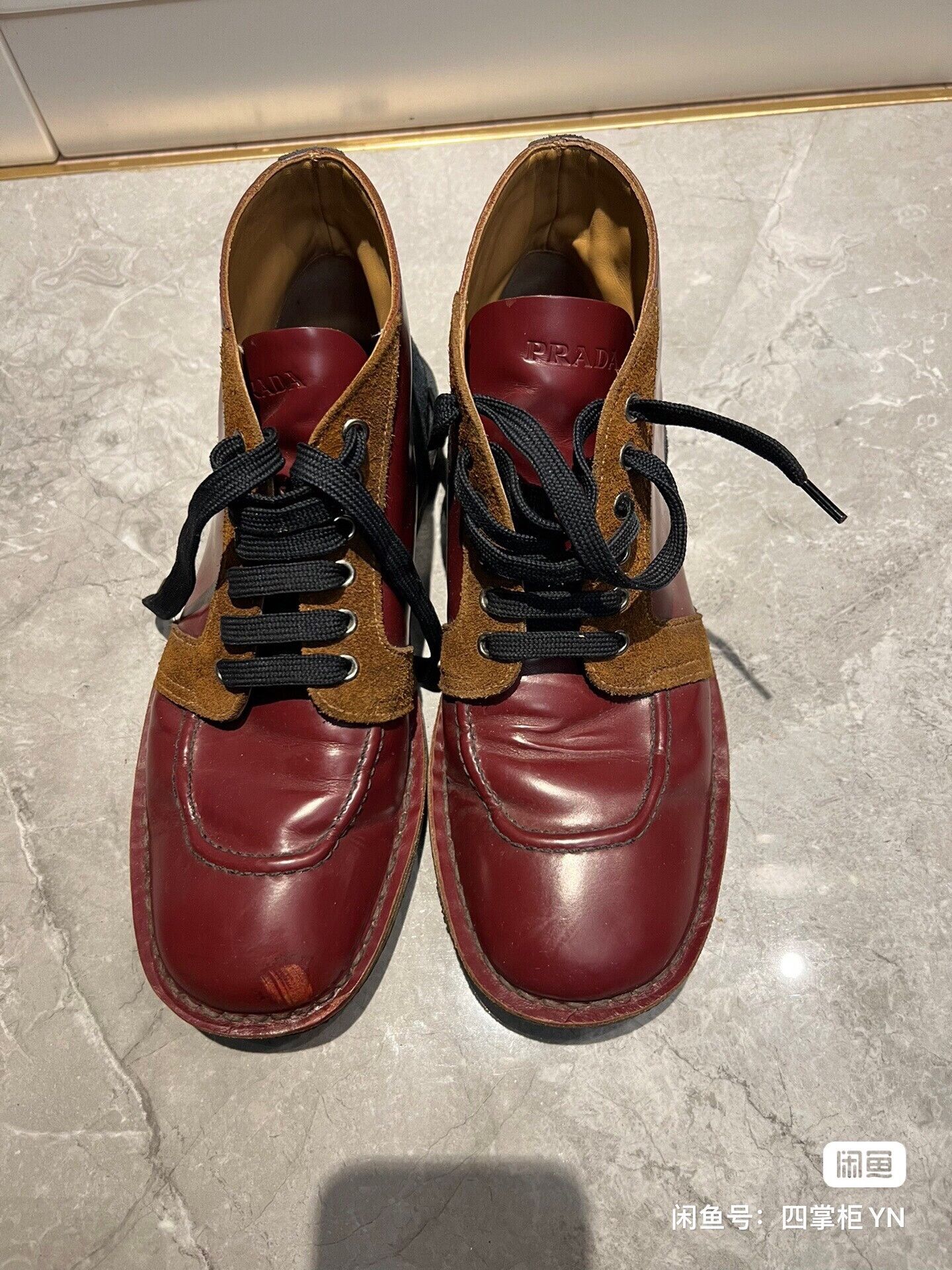 Prada Prada Men's Custom Mid-Top All-Terrain Shoes Size US 7 / EU 40 - 2 Thumbnail