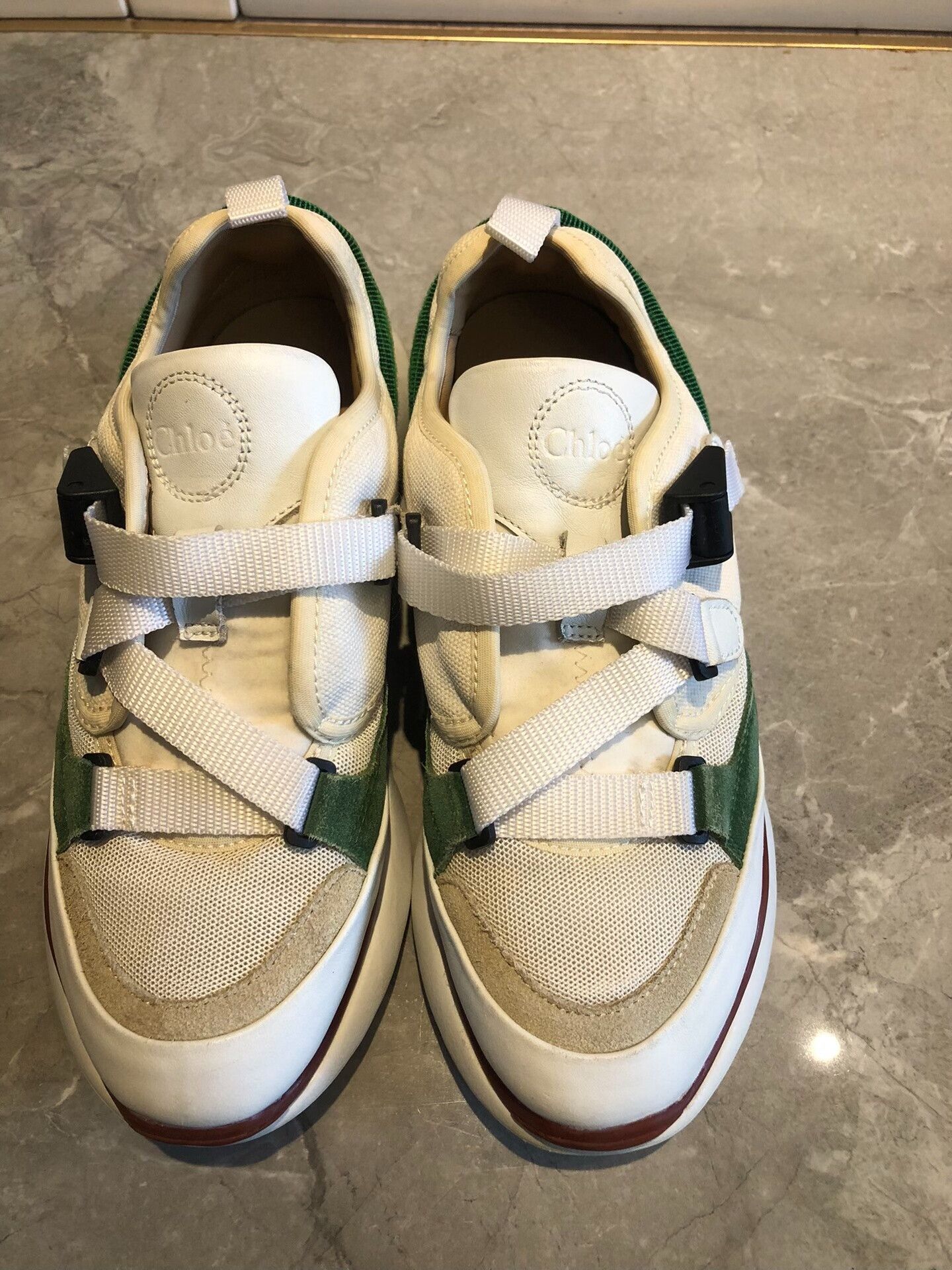 Chloe Chloe Women's Leather Sneakers Size US 6 / IT 36 - 3 Thumbnail