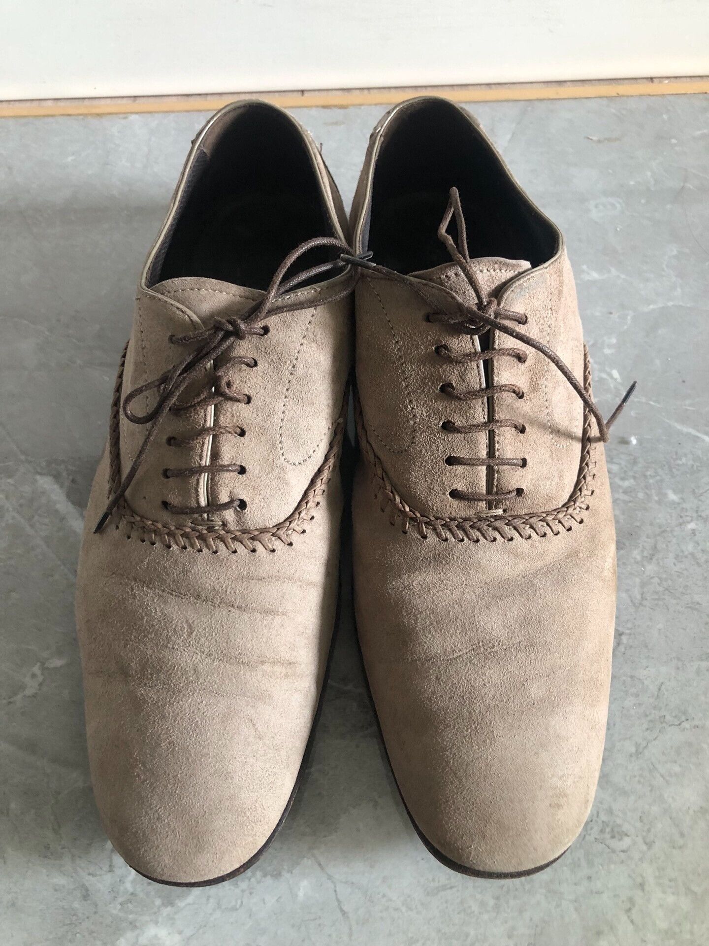 Giorgio Armani Giorgio Armani Men's Handmade Leather Shoes Size US 6.5 / EU 39-40 - 2 Thumbnail