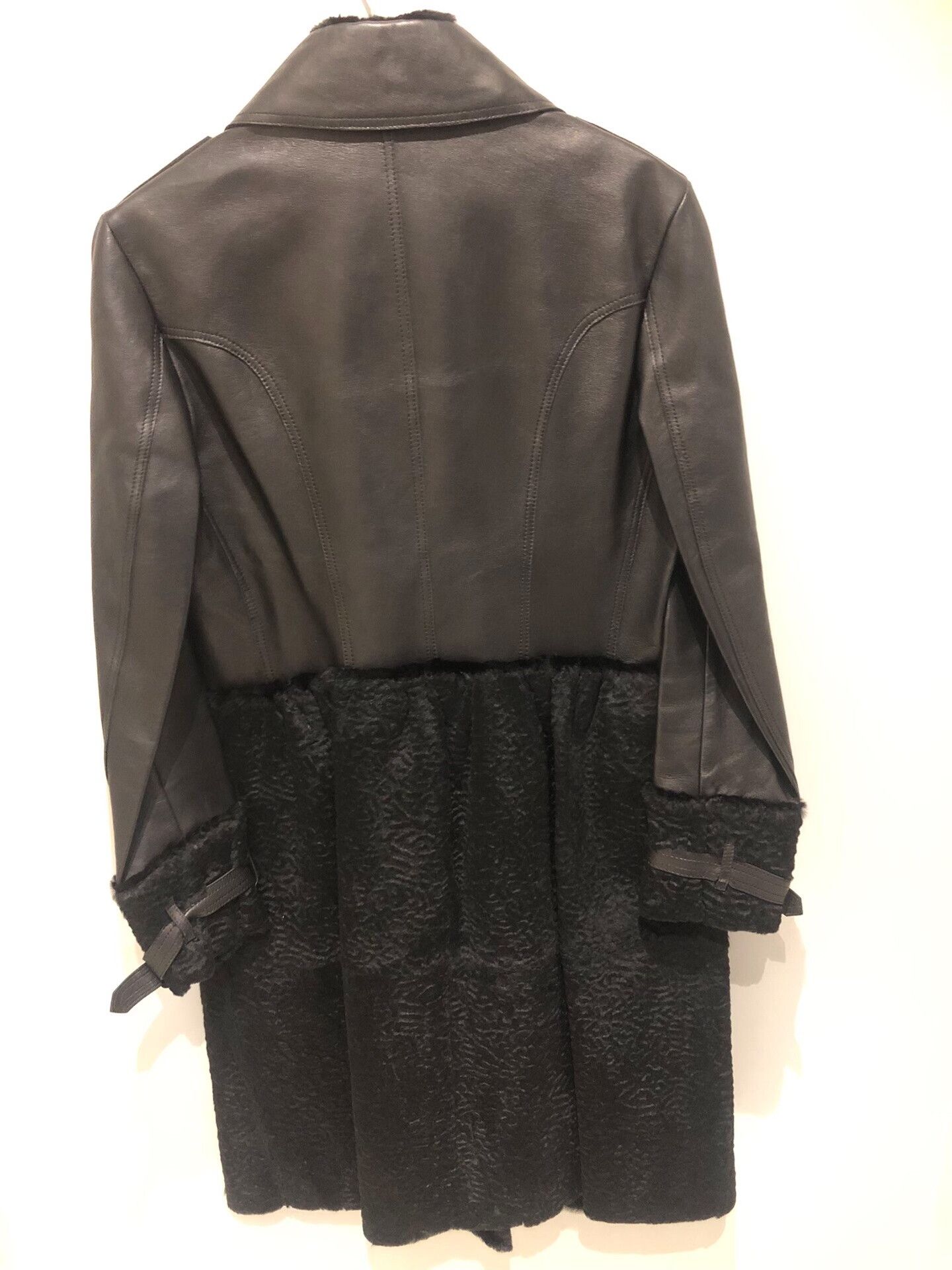 Burberry Burberry Goatskin Fur-Trimmed Coat Size US XS / EU 42 / 0 - 2 Thumbnail