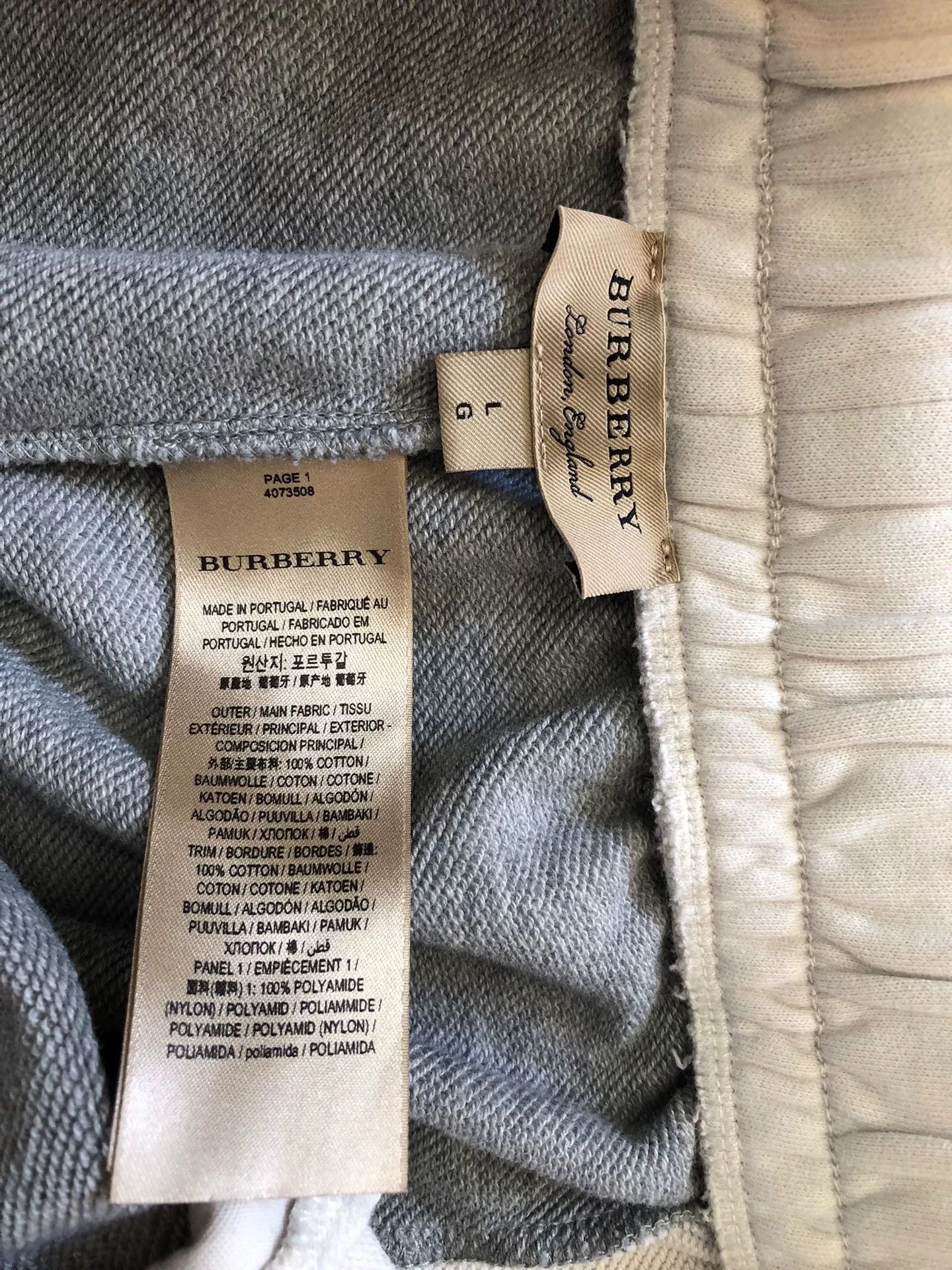 Burberry Burberry High-Waisted Wide-Leg Sweatpants Size 28" / US 6 / IT 42 - 6 Thumbnail