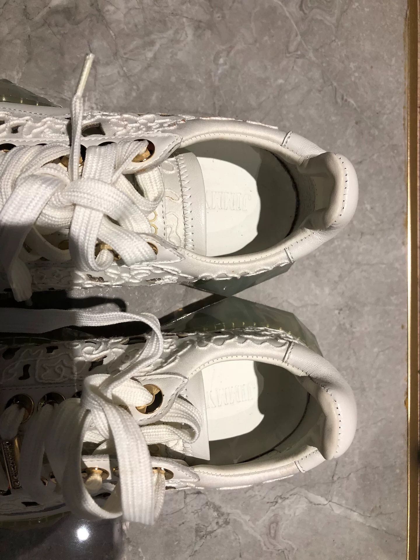 Jimmy Choo Jimmy Choo Perforated Dad Shoes Size US 5 / IT 35 - 5 Thumbnail