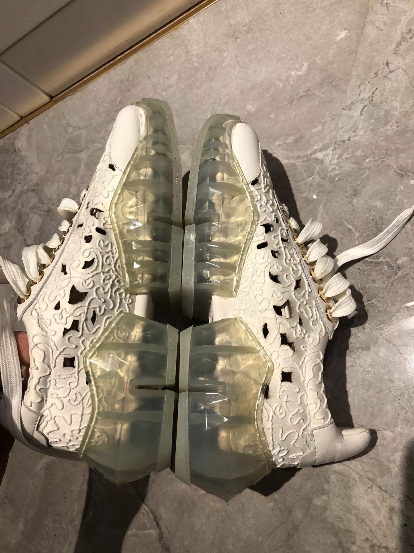 Jimmy Choo Jimmy Choo Perforated Dad Shoes Size US 5 / IT 35 - 4 Thumbnail