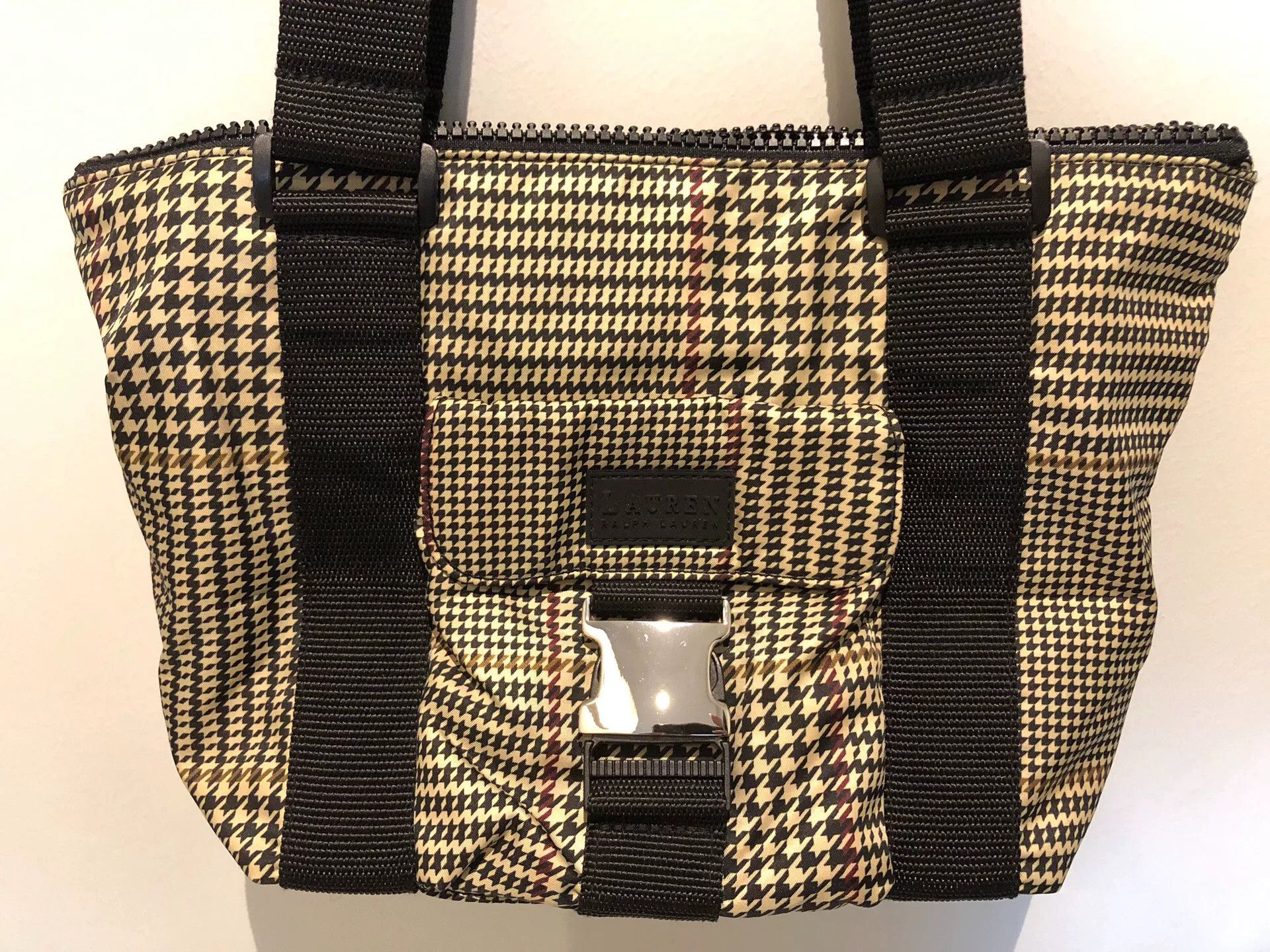 Ralph Lauren Ralph Lauren New Medium Houndstooth Handbag Size ONE SIZE - 3 Thumbnail