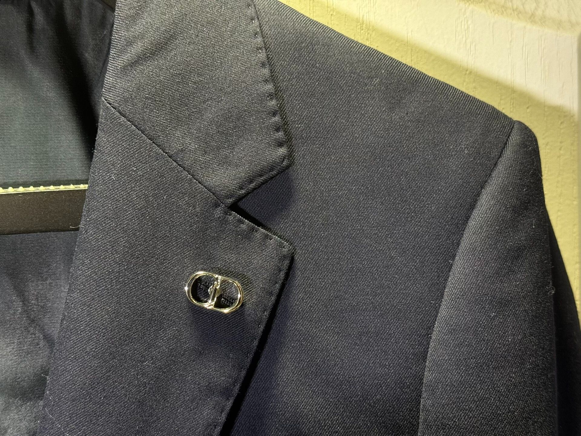 Dior Dior Men's Wool Silk Single-Breasted Blazer Size US S / EU 44-46 / 1 - 2 Thumbnail