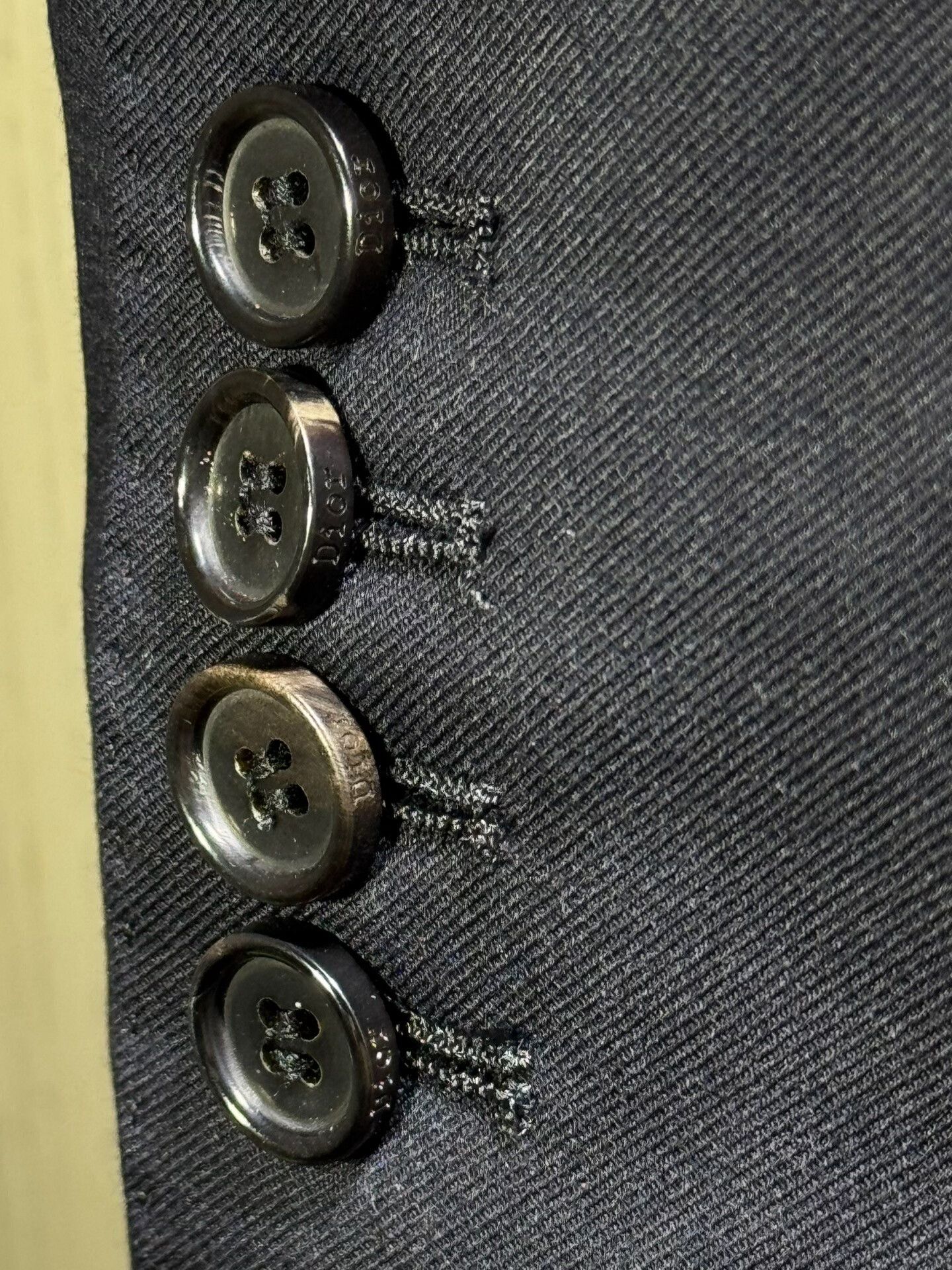 Dior Dior Men's Wool Silk Single-Breasted Blazer Size US S / EU 44-46 / 1 - 4 Thumbnail