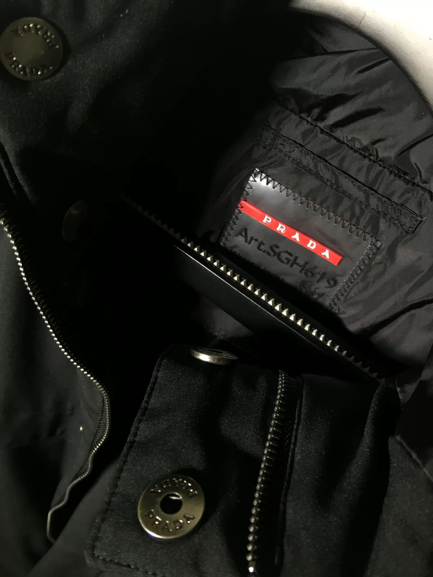 Prada Prada Men's Hooded Down Jacket Size US M / EU 48-50 / 2 - 3 Thumbnail