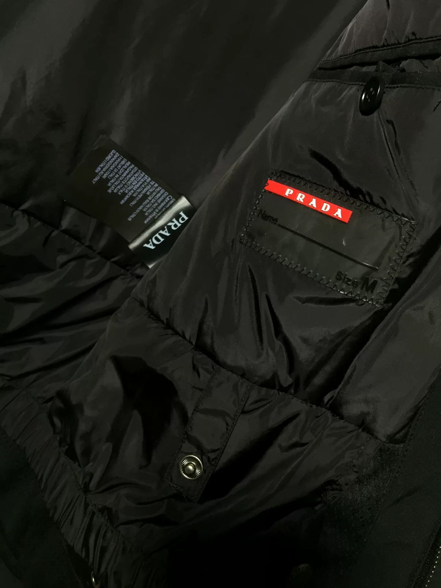 Prada Prada Men's Hooded Down Jacket Size US M / EU 48-50 / 2 - 5 Thumbnail