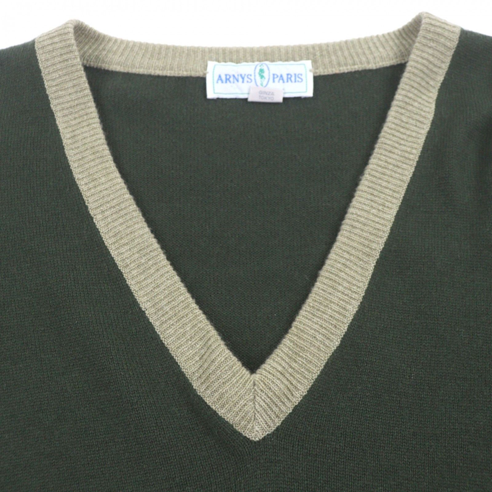 Other Other Arnys Paris Cashmere Knit Gilet Textile Tops DUTY FREE for USA Size ONE SIZE - 2 Thumbnail