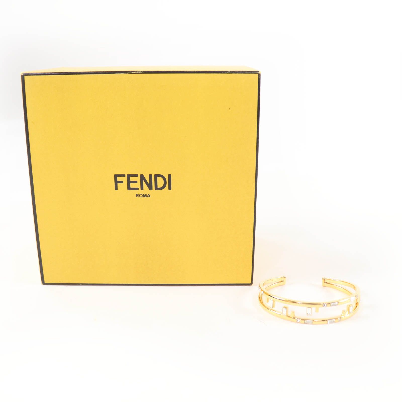 Fendi Fendi Fendi First FF motif Bangle Metal Bangle DUTY FREE for USA Size ONE SIZE - 2 Thumbnail