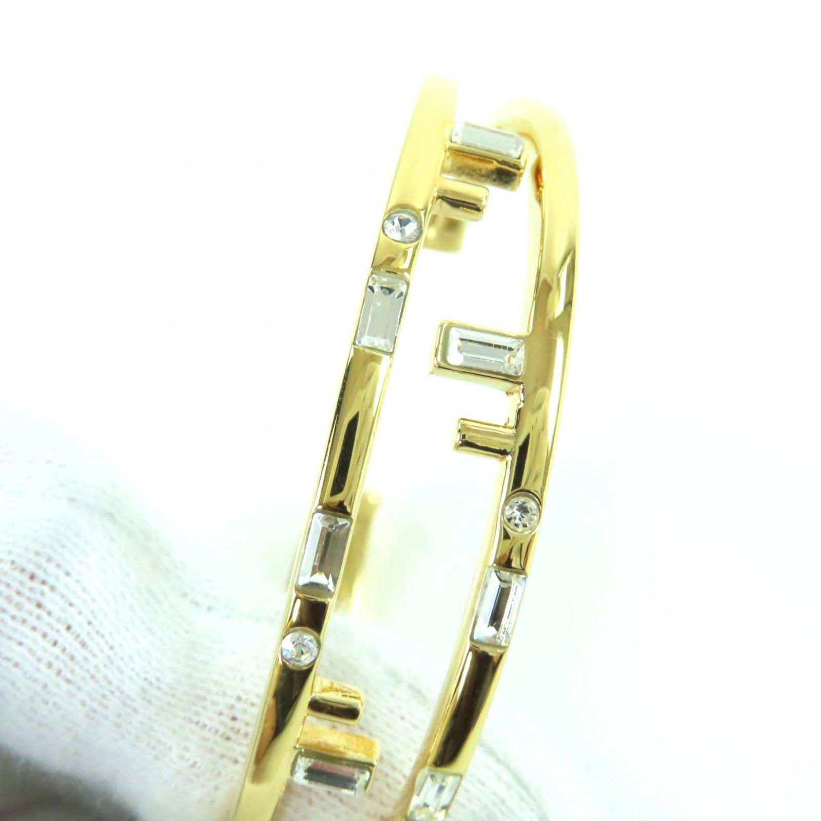 Fendi Fendi Fendi First FF motif Bangle Metal Bangle DUTY FREE for USA Size ONE SIZE - 6 Thumbnail