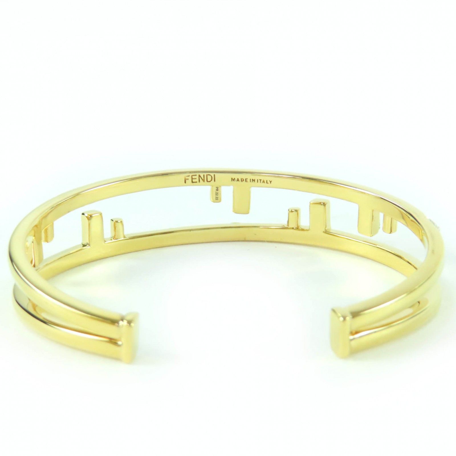 Fendi Fendi Fendi First FF motif Bangle Metal Bangle DUTY FREE for USA Size ONE SIZE - 4 Thumbnail