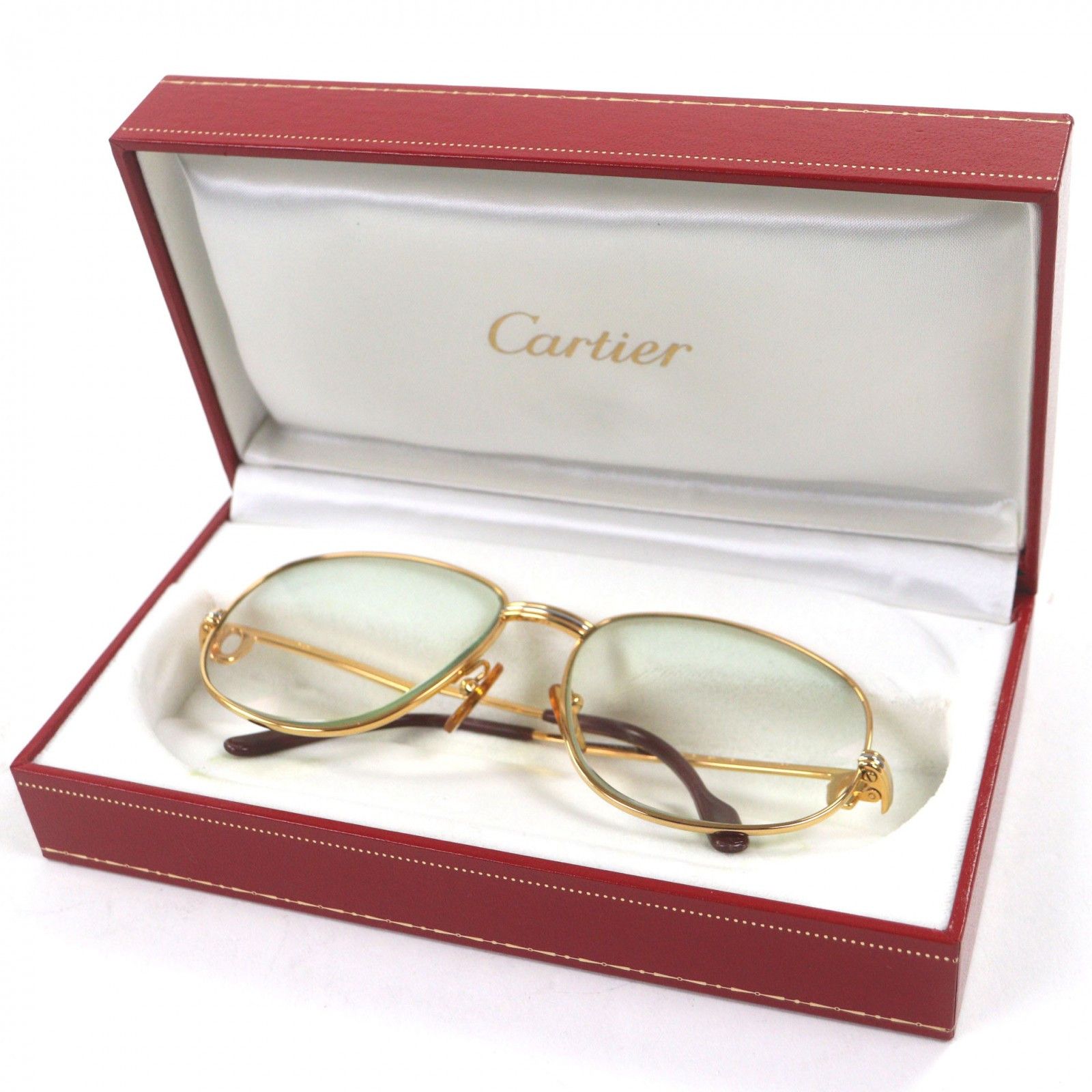 Cartier Cartier Cartier Trinity Glasses Metal Glasses DUTY FREE for USA Size ONE SIZE - 2 Thumbnail