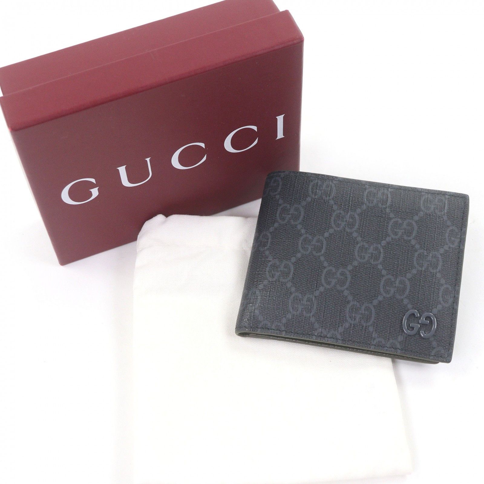 Gucci Gucci Gucci GG Supreme Bifold Wallet Textile Short Wallet DUTY FREE for USA Size ONE SIZE - 2 Thumbnail