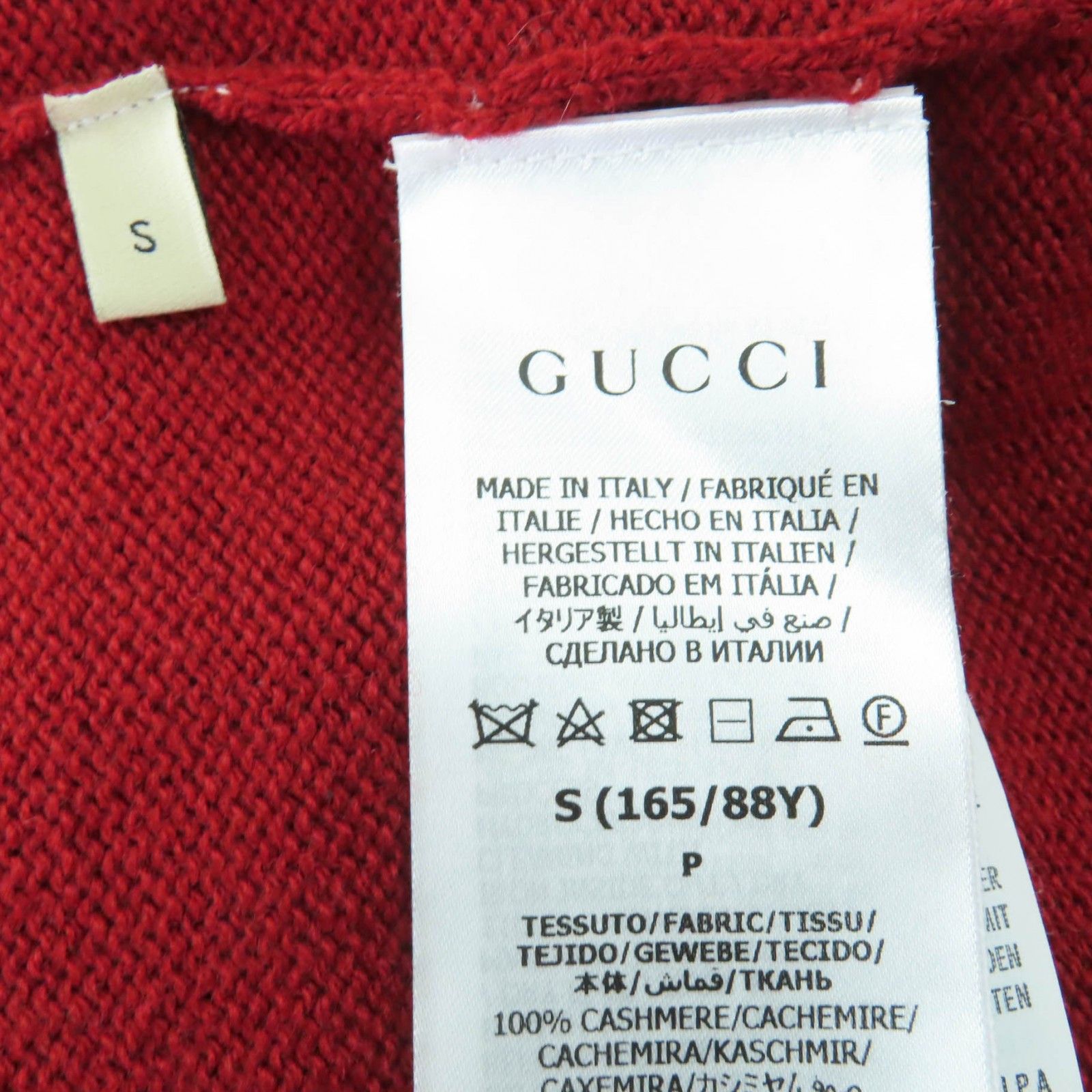 Gucci Gucci Gucci Horsebit Metal Cashmere Cardigan Textile Tops 749064 DUTY FREE for USA Size ONE SIZE - 8 Thumbnail