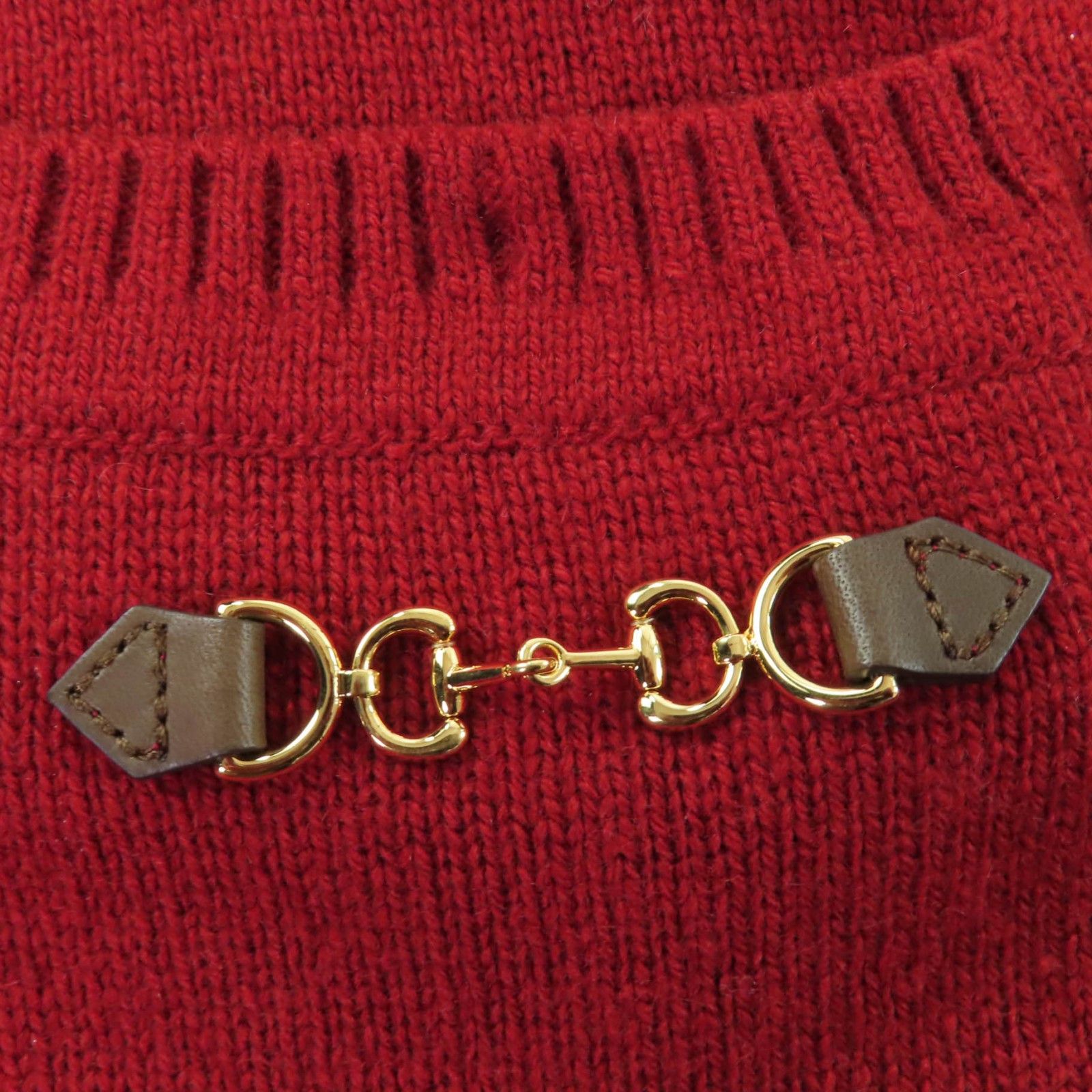 Gucci Gucci Gucci Horsebit Metal Cashmere Cardigan Textile Tops 749064 DUTY FREE for USA Size ONE SIZE - 5 Thumbnail
