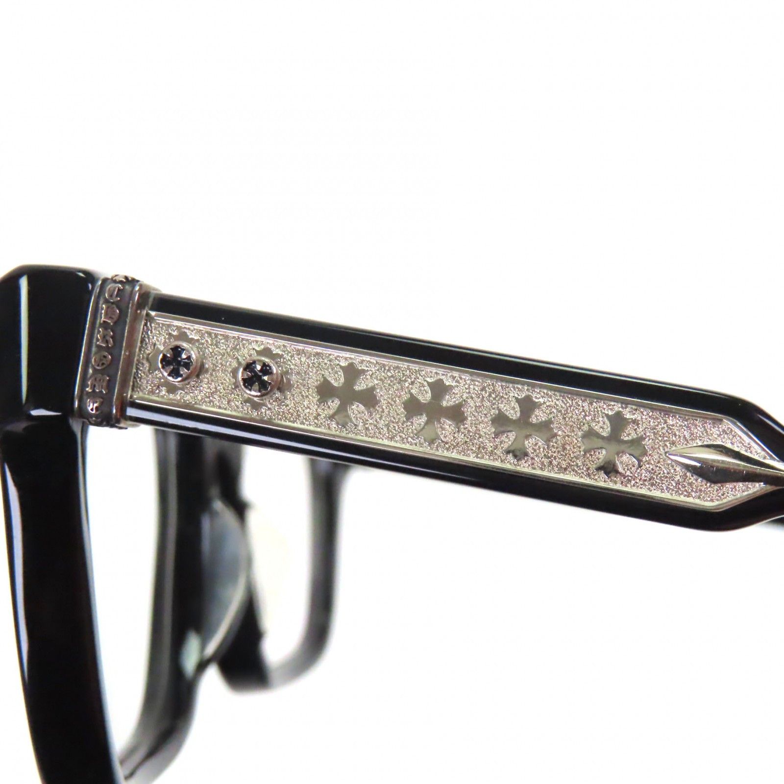 Chrome Hearts Chrome Hearts CHROME HEARTS AMBIDIXTROUS 925 Glasses Precious Metal Glasses AMBIDIXTROUS DUTY FREE for USA Size ONE SIZE - 9 Thumbnail