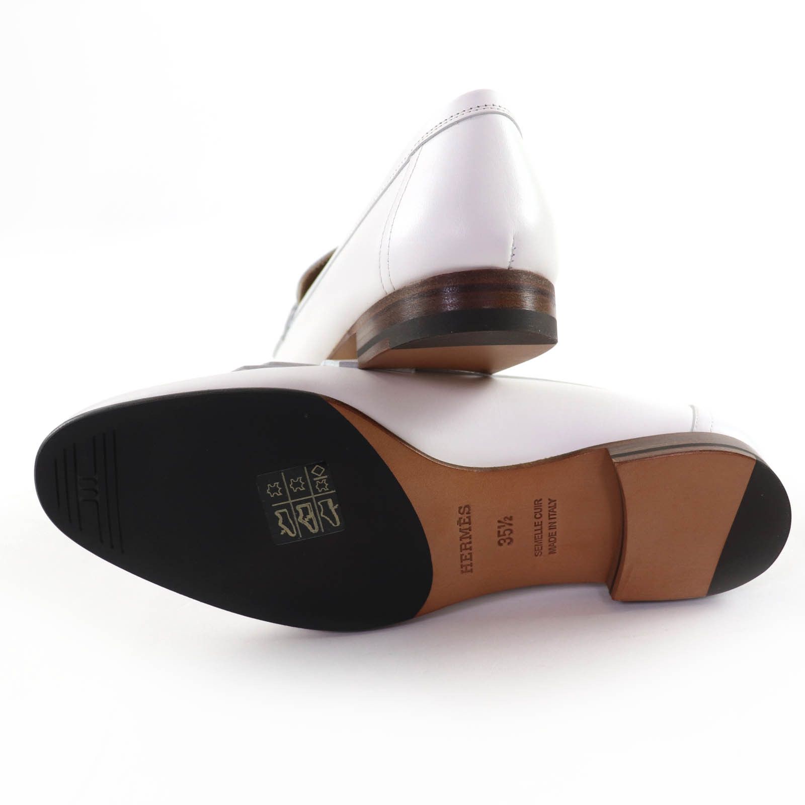 Hermes Hermes Hermès Paris Royale35.5 Leather Loafers Leather Shoes DUTY FREE for USA Size ONE SIZE - 7 Thumbnail