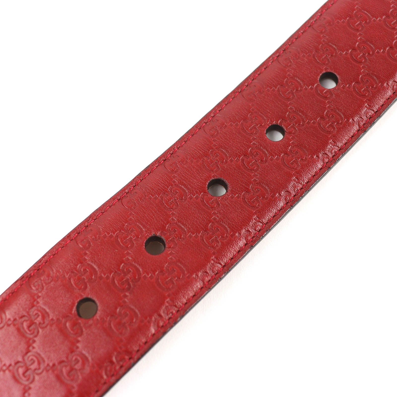 Gucci Gucci Gucci Micro Guccisima Leather Belt Leather Belt 281548 DUTY FREE for USA Size ONE SIZE - 6 Thumbnail