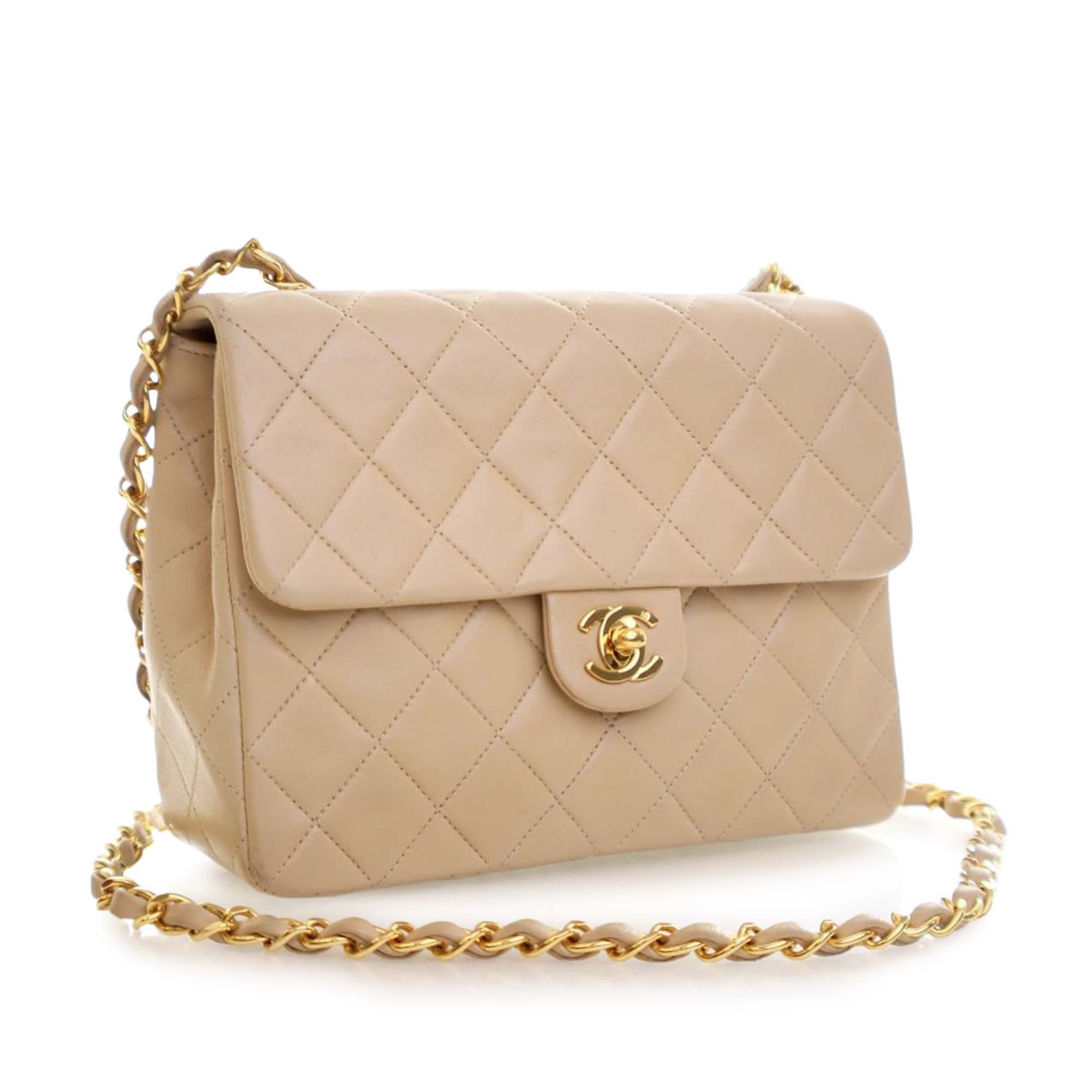 Chanel Chanel Small Square Quilted Lambskin Flap Size ONE SIZE - 3 Thumbnail