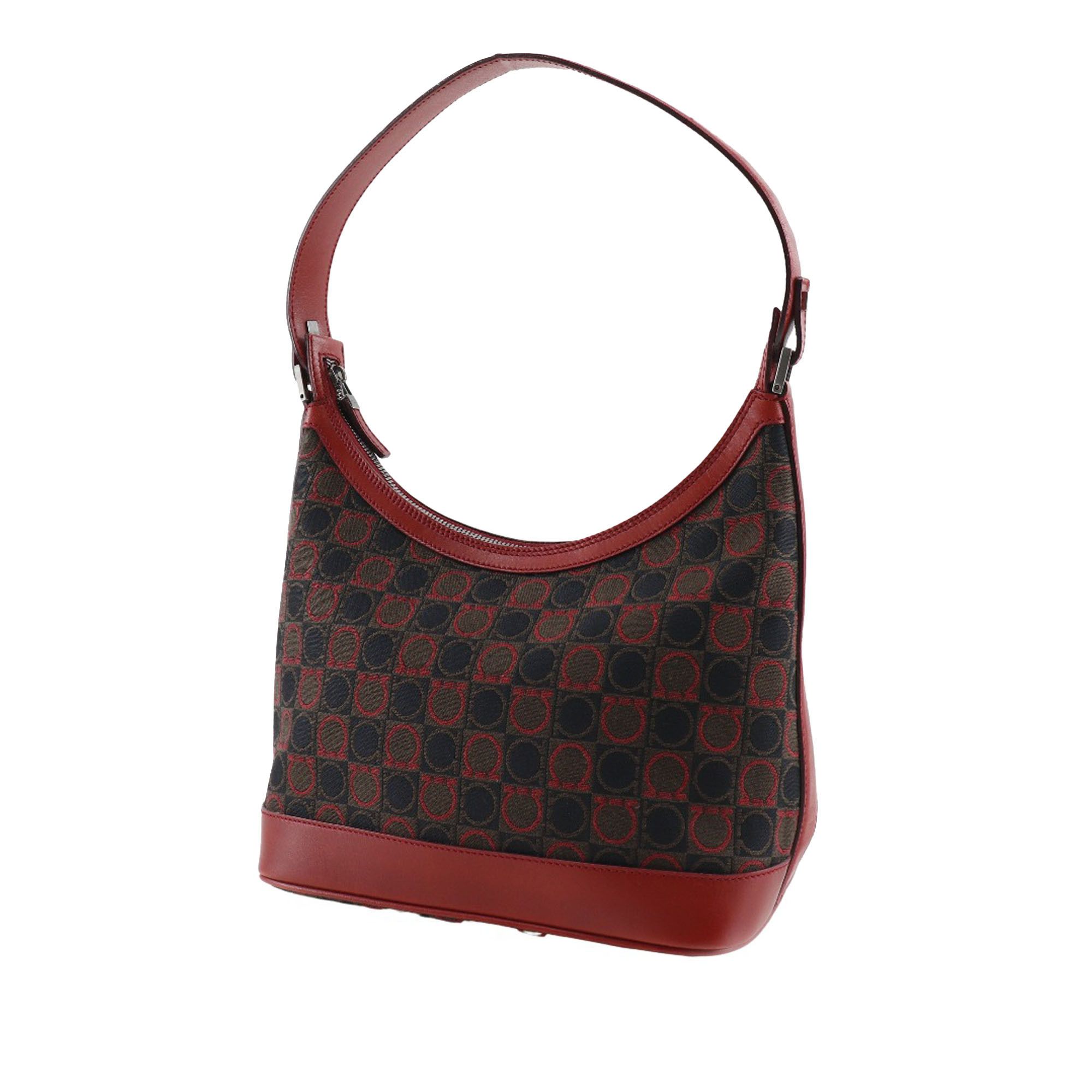 Salvatore Ferragamo Salvatore Ferragamo Gancini Canvas Shoulder Bag Size ONE SIZE - 2 Thumbnail