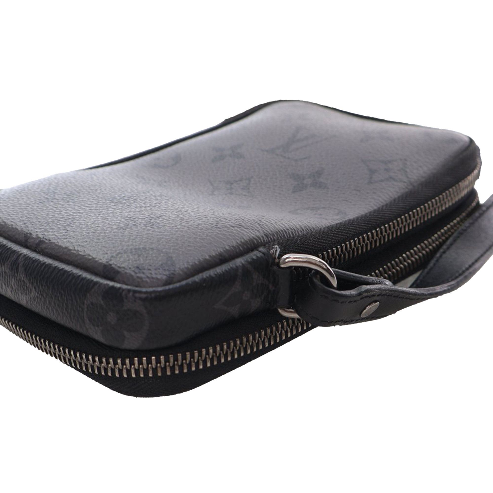 Louis Vuitton Louis Vuitton Monogram Eclipse Reverse Double Phone Pouch Size ONE SIZE - 8 Thumbnail