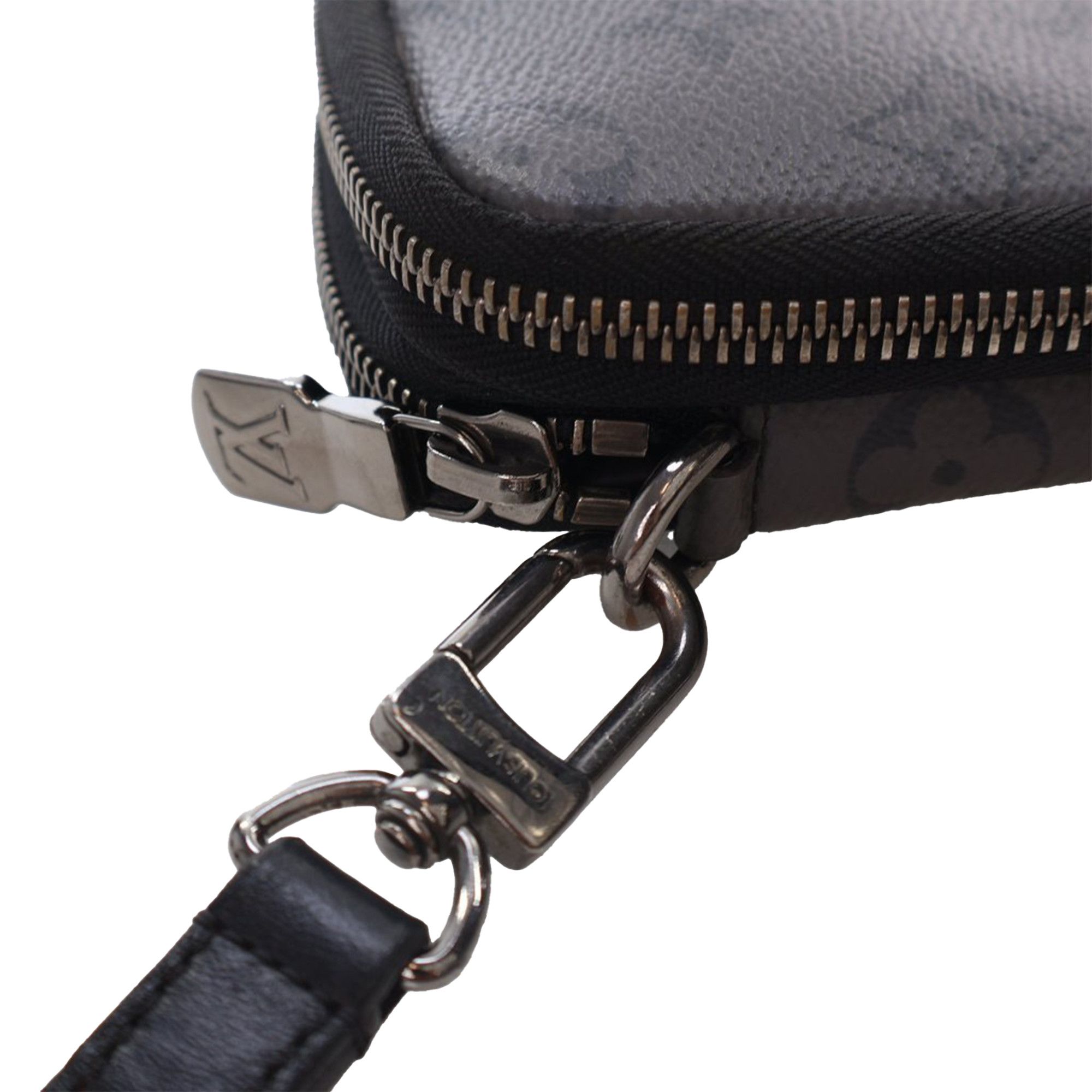Louis Vuitton Louis Vuitton Monogram Eclipse Reverse Double Phone Pouch Size ONE SIZE - 11 Thumbnail