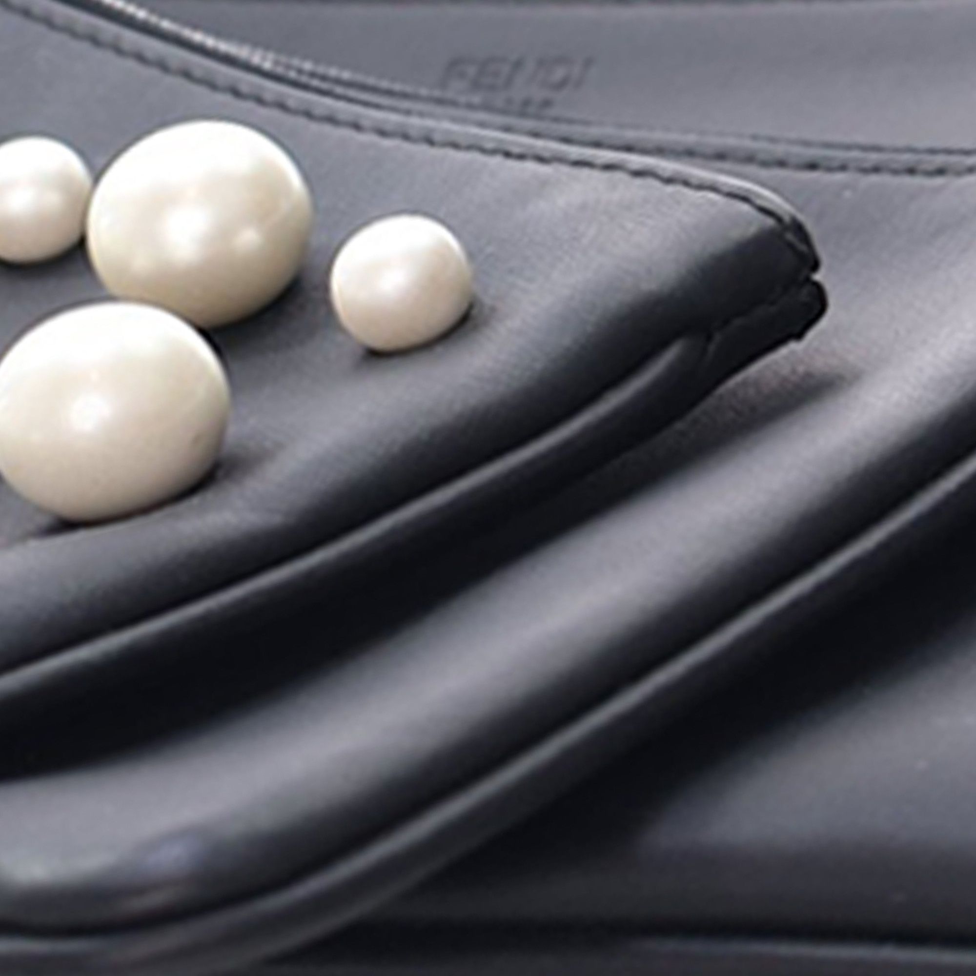 Fendi Fendi Leather Pearl Studded Triplette Clutch Size ONE SIZE - 9 Thumbnail