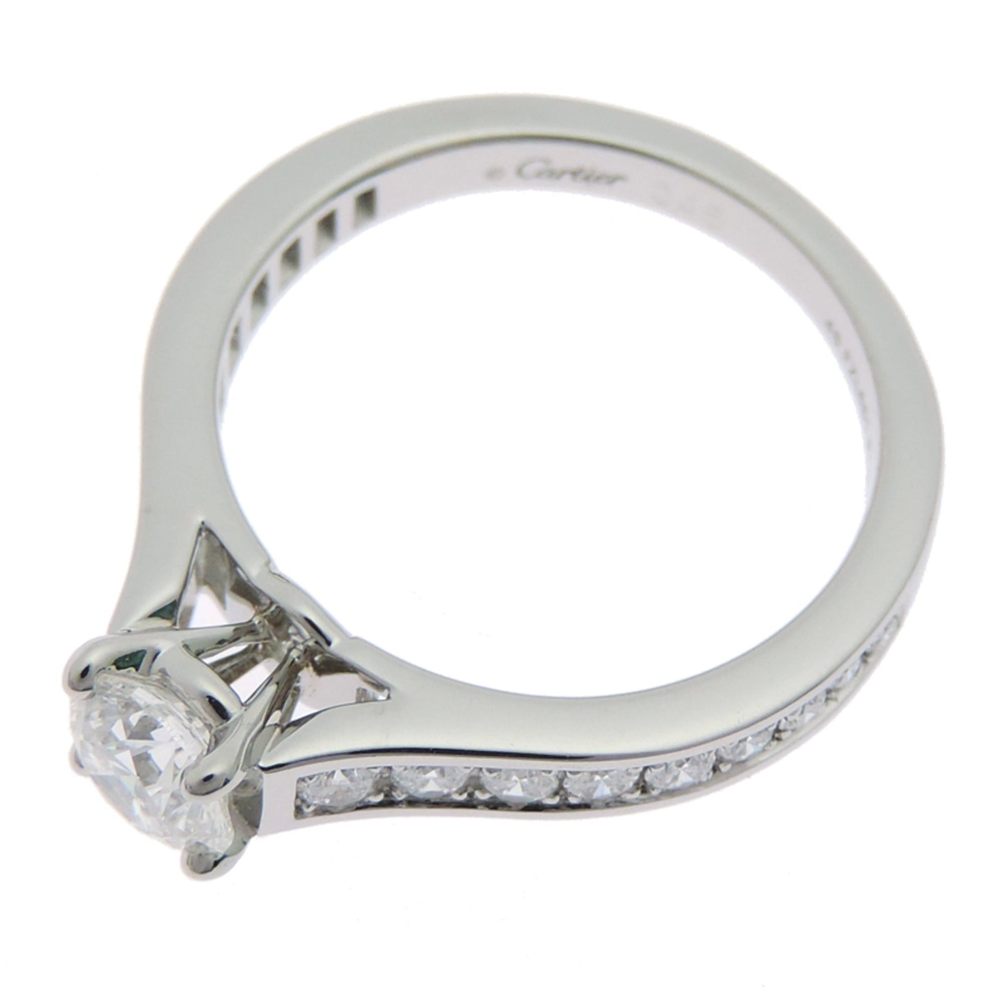 Cartier Cartier 1895 Solitaire 0.45ct Diamond #46 Women's Ring N4161300 Pt950 Platinum Size ONE SIZE - 2 Thumbnail