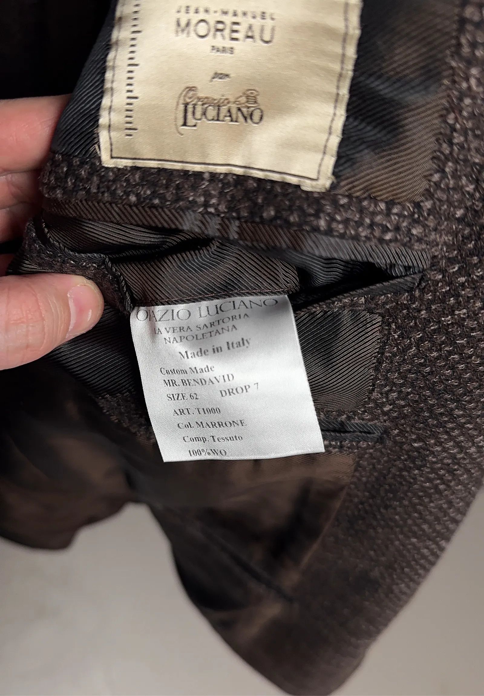 Orazio Luciano Orazio Luciano Custom Made Blazer Size 44R - 5 Thumbnail