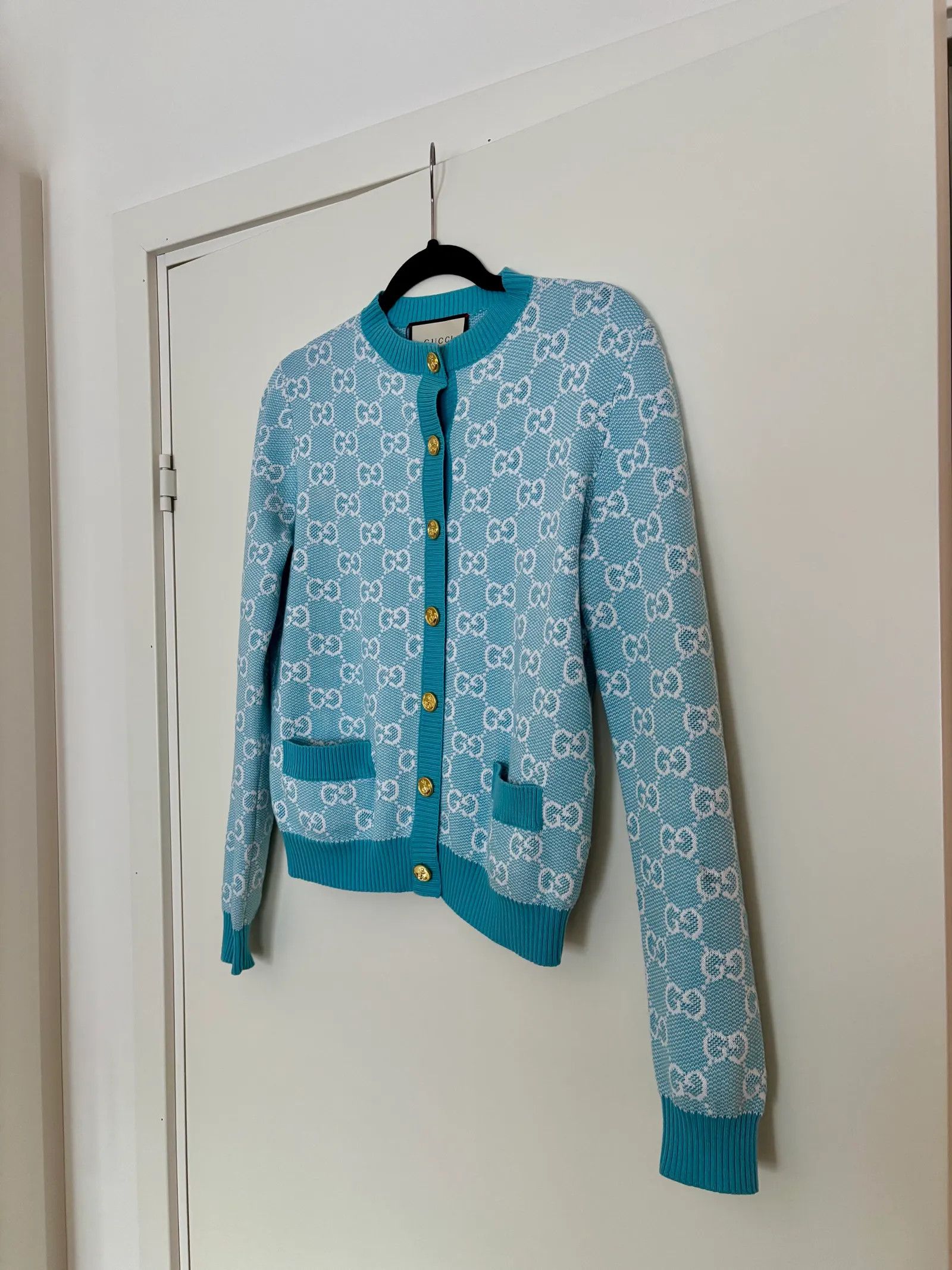 Gucci Gucci Gucci Monogram Wool Kit Cardigan Cardigan Size XS / US 0-2 / IT 36-38 - 4 Thumbnail