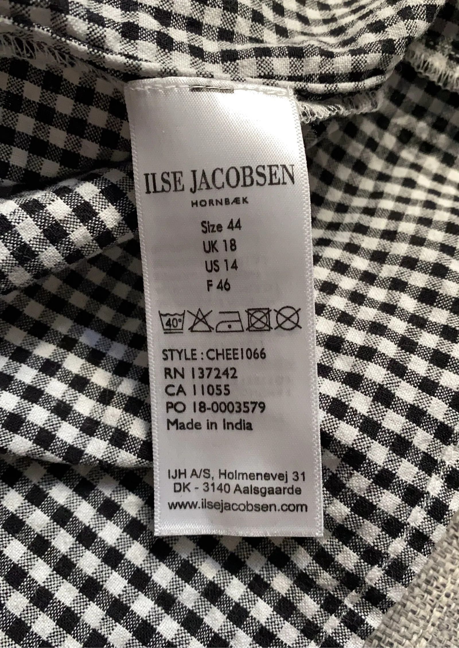 Ilse Jacobsen Ilse Jacobsen Blouse Size L / US 10 / IT 46 - 4 Thumbnail