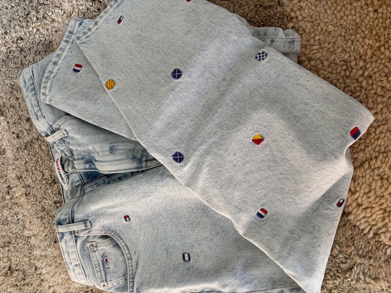 Tommy Jeans Tommy Jeans Croppade jeans med båtflaggor Jeans Size 29" - 4 Thumbnail