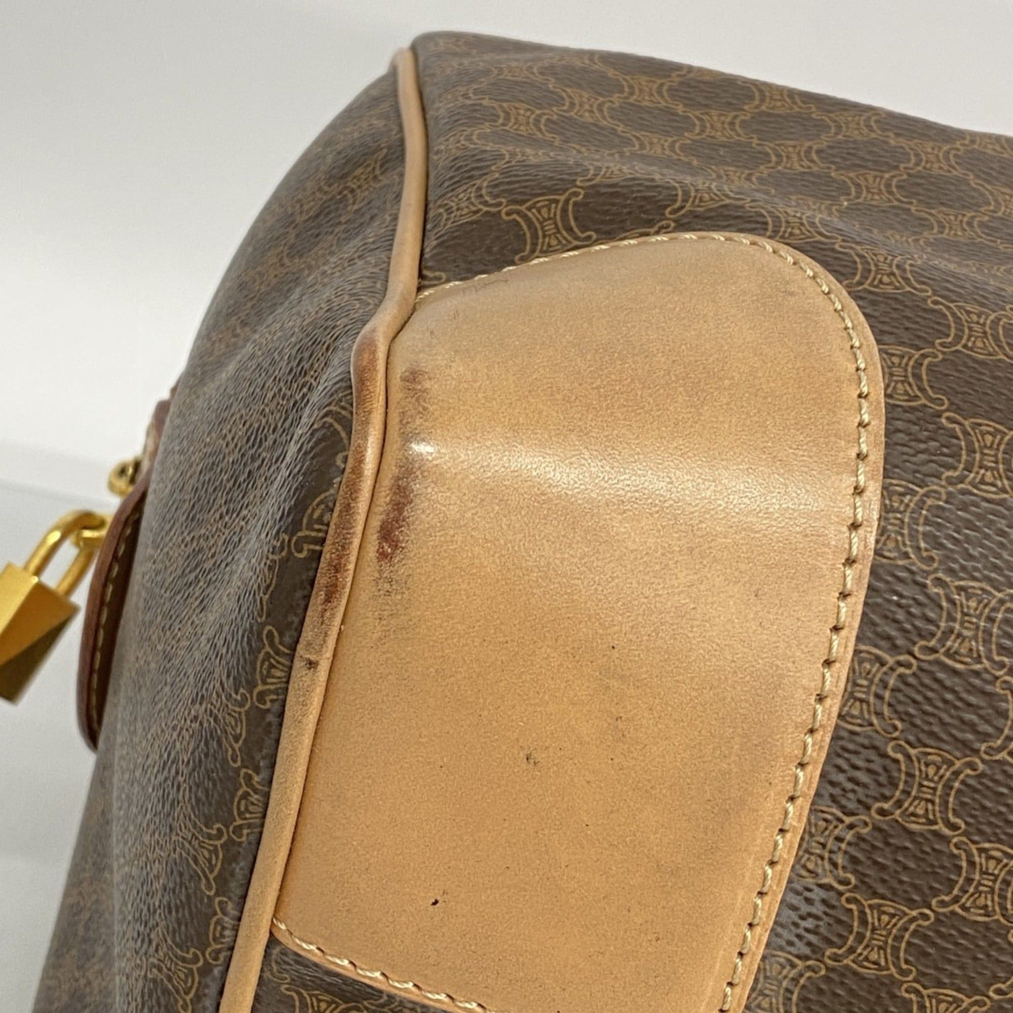 Celine Boston Bags, Macadam Brown, Men's and Women's
