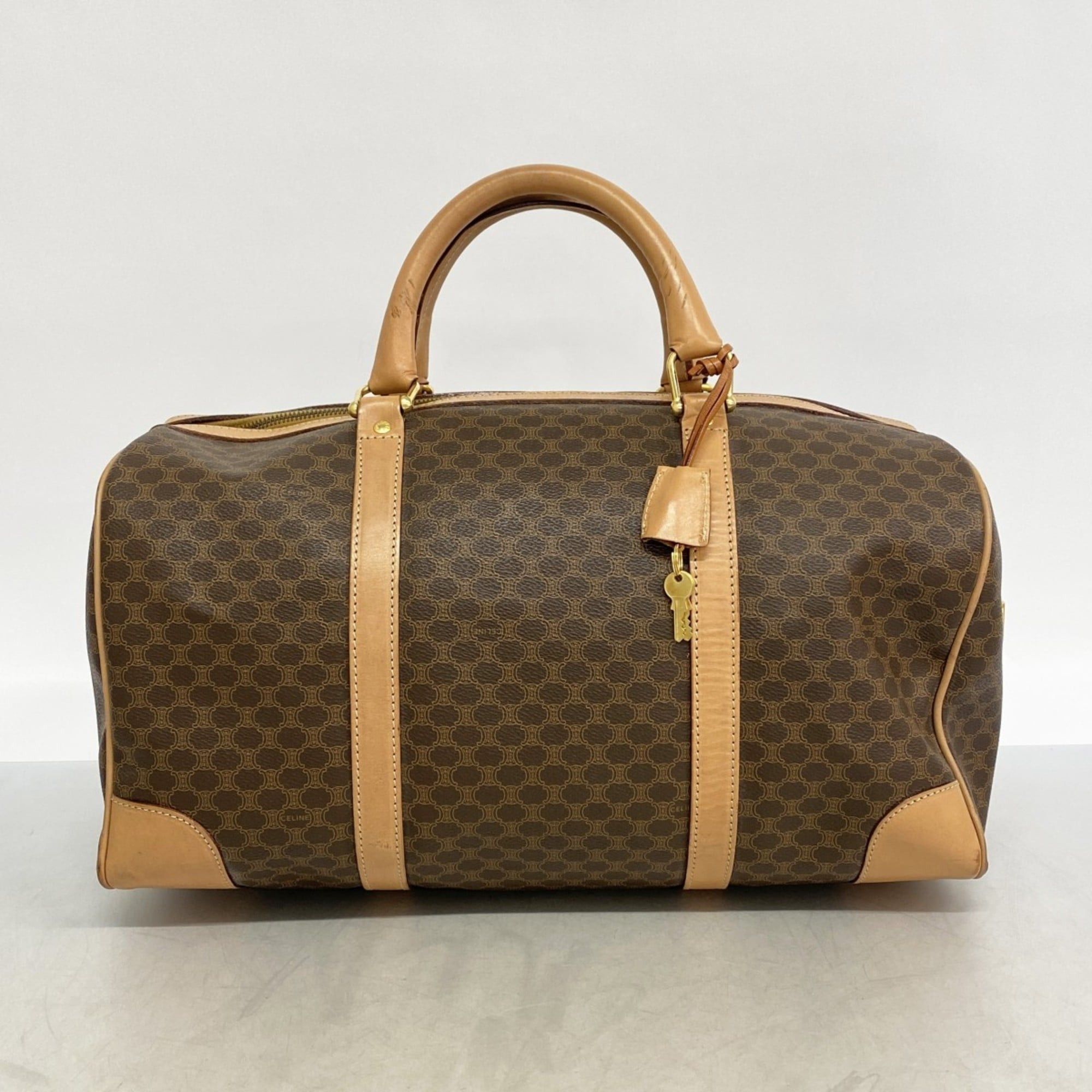 Celine Boston Bags, Macadam Brown, Men's and Women's