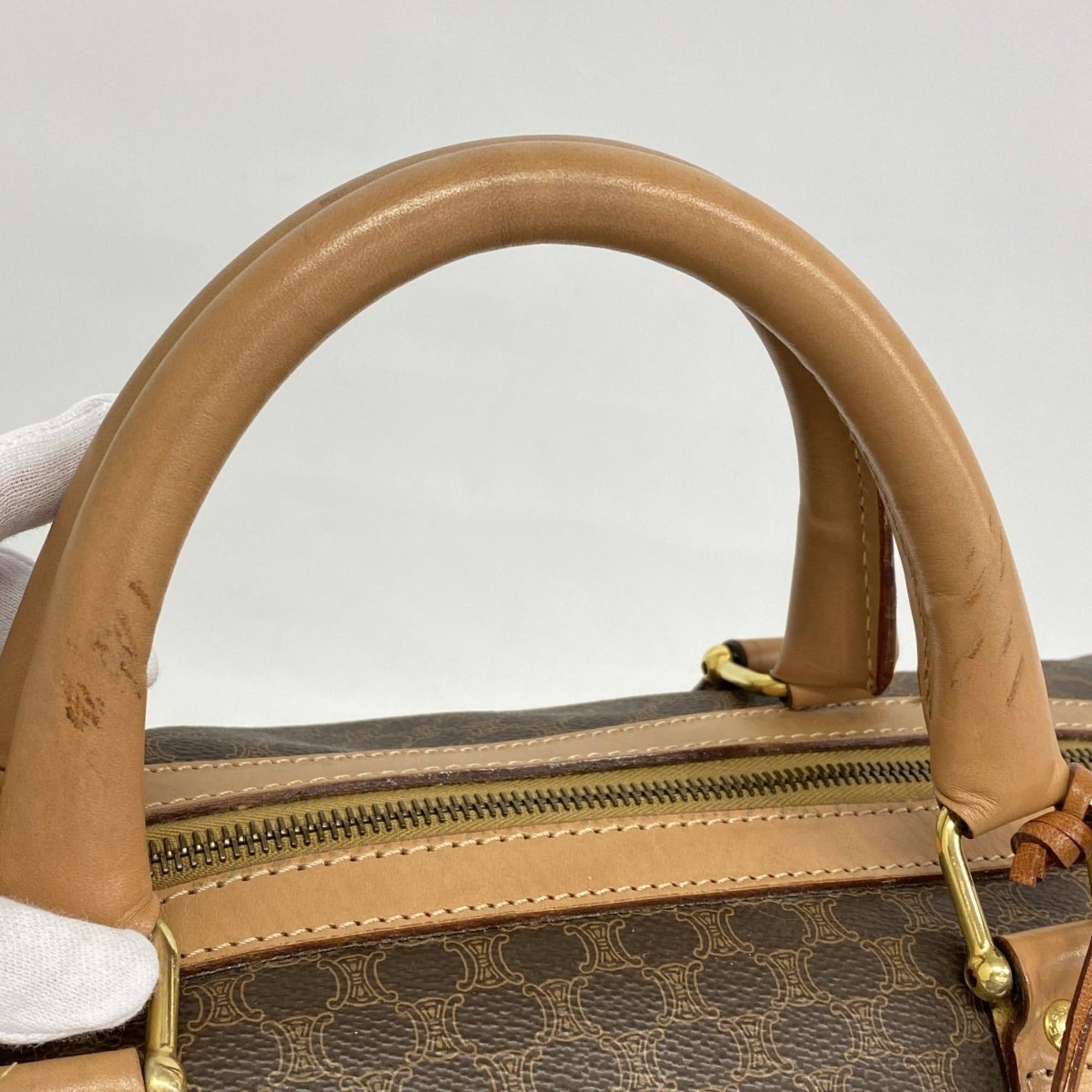 Celine Boston Bags, Macadam Brown, Men's and Women's